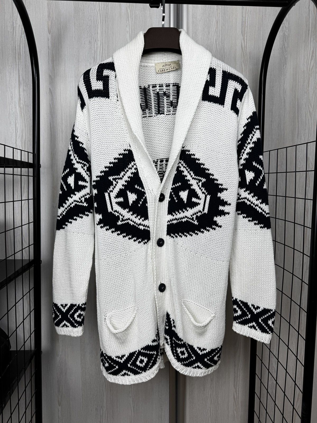 Altea Altea made for Care of Carl Aztec pattern knitted cardigan Size US L / EU 52-54 / 3 - 1 Thumbnail