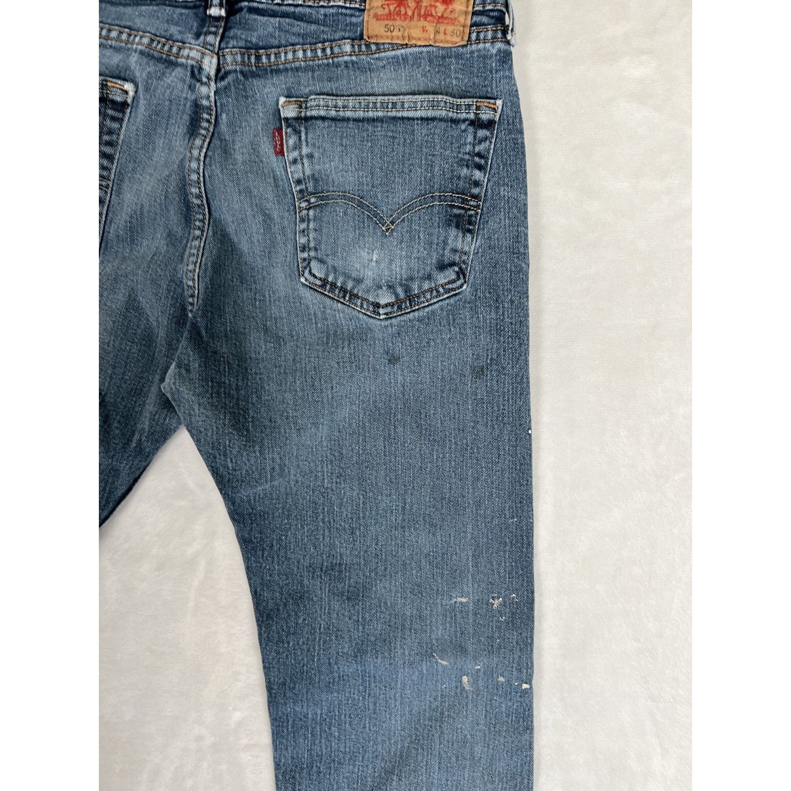 Levi's Vintage Levi’s 505 Blue Denim Jeans Size 34x30 Made in Mexic Size US 34 / EU 50 - 10 Thumbnail