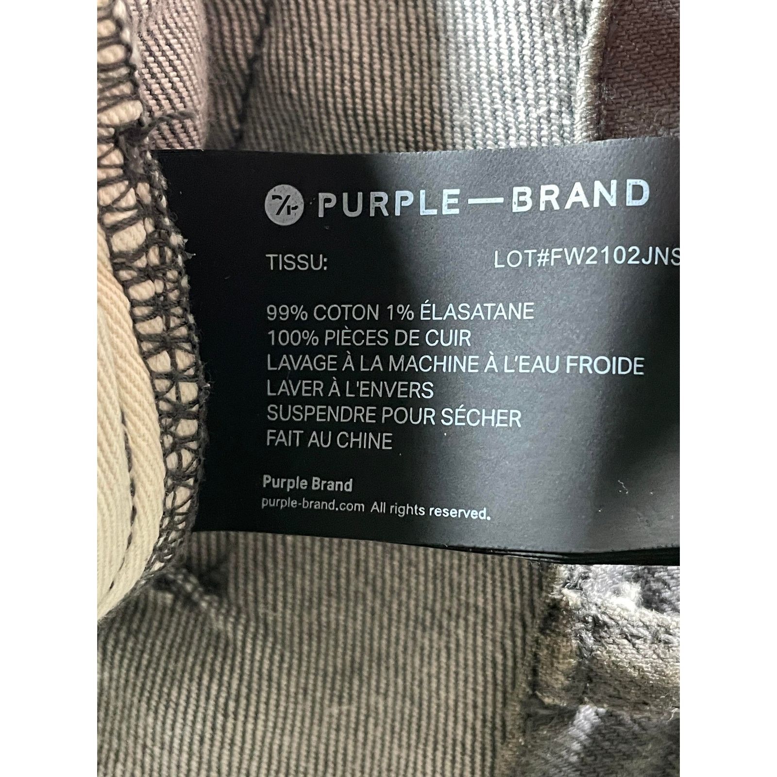 Purple Brand Purple Brand Paint Splatter Grey Jeans Size US 38 / EU 54 - 7 Thumbnail