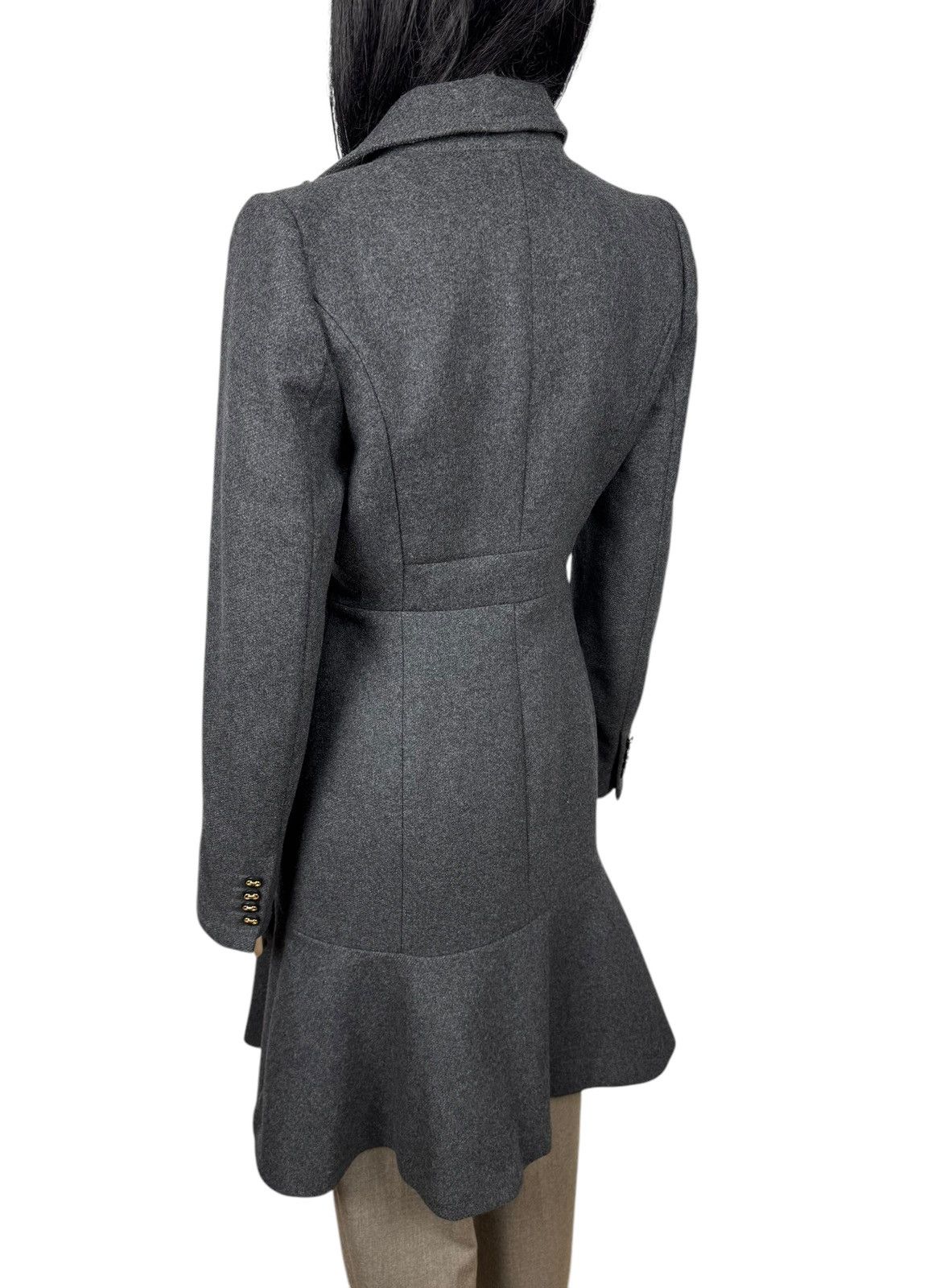 MAX&Co. Max&Co Wool Coat Pleated Double-Breasted size US2 IT38 Size XS / US 0-2 / IT 36-38 - 7 Thumbnail