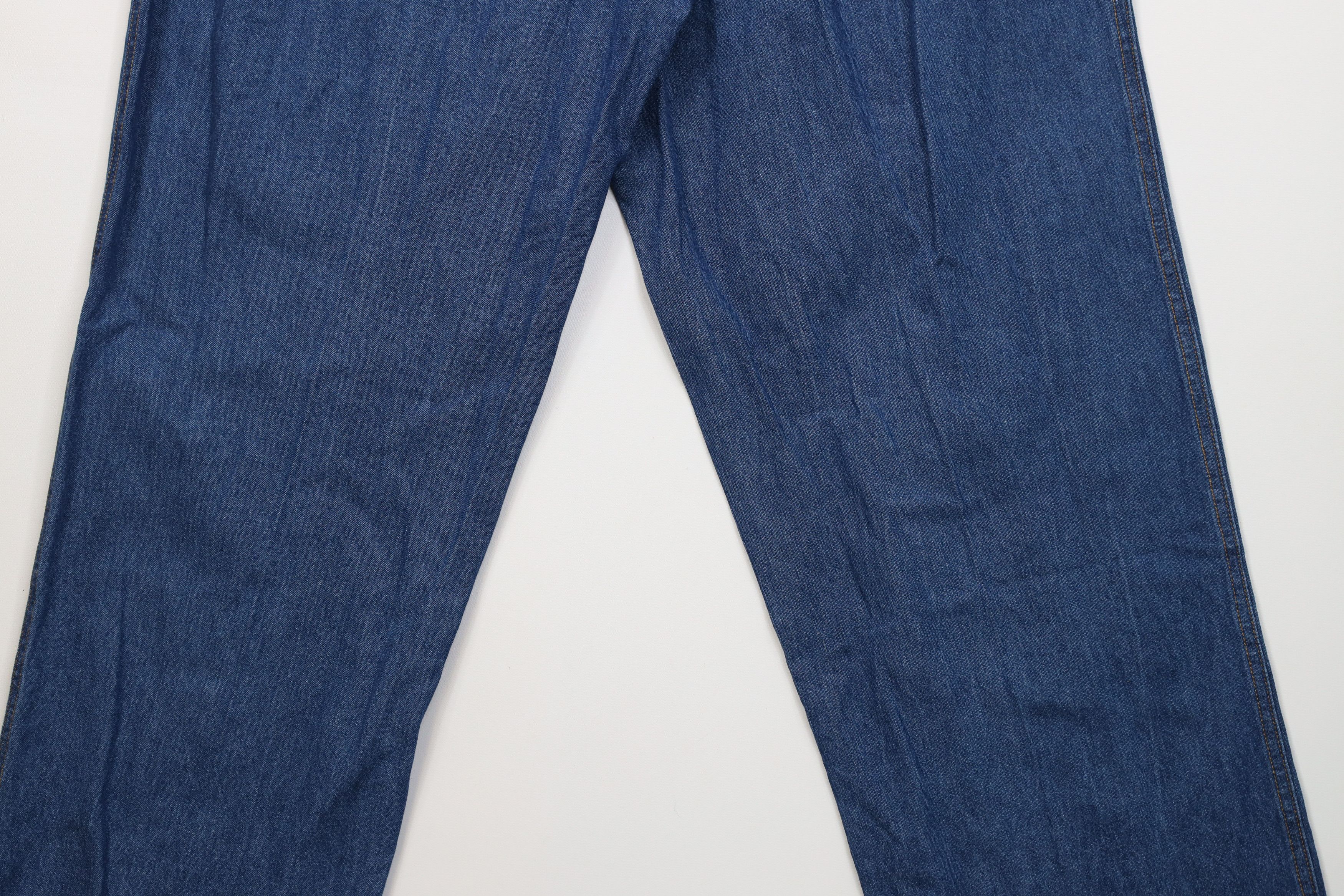 Vintage Deadstock Vintage 90s Y2K Babydoll Denim Jeans Blue Cotton Size 32" / US 10 / IT 46 - 10 Thumbnail