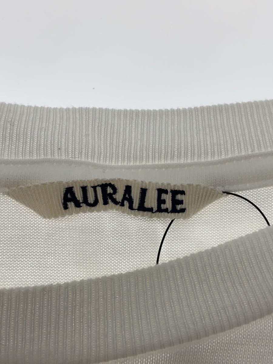 Auralee White Cotton Long-sleeved T-shirt Size US L / EU 52-54 / 3 - 4 Thumbnail