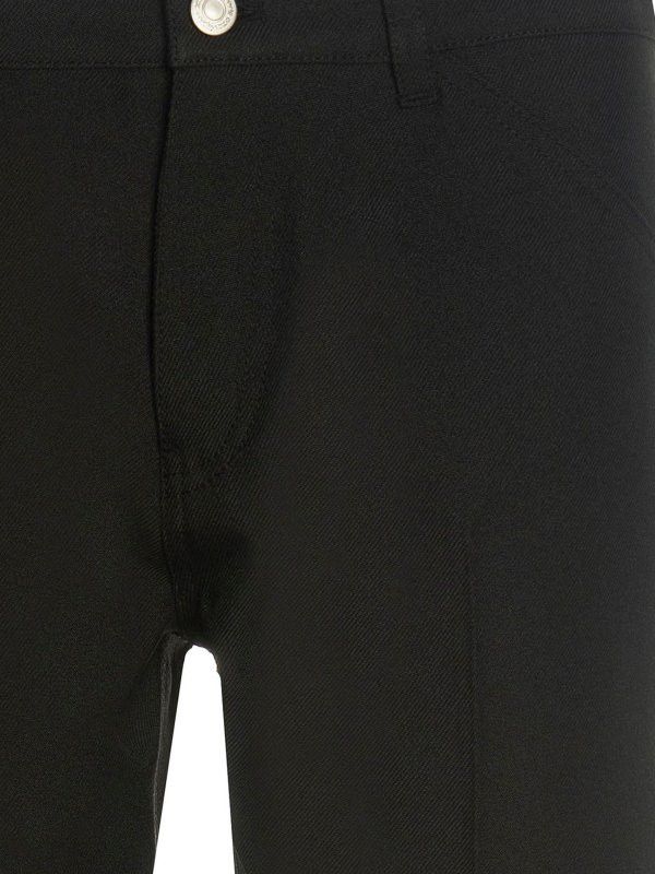 o1mle1024 Bootcut Twill Retro Pant in Black