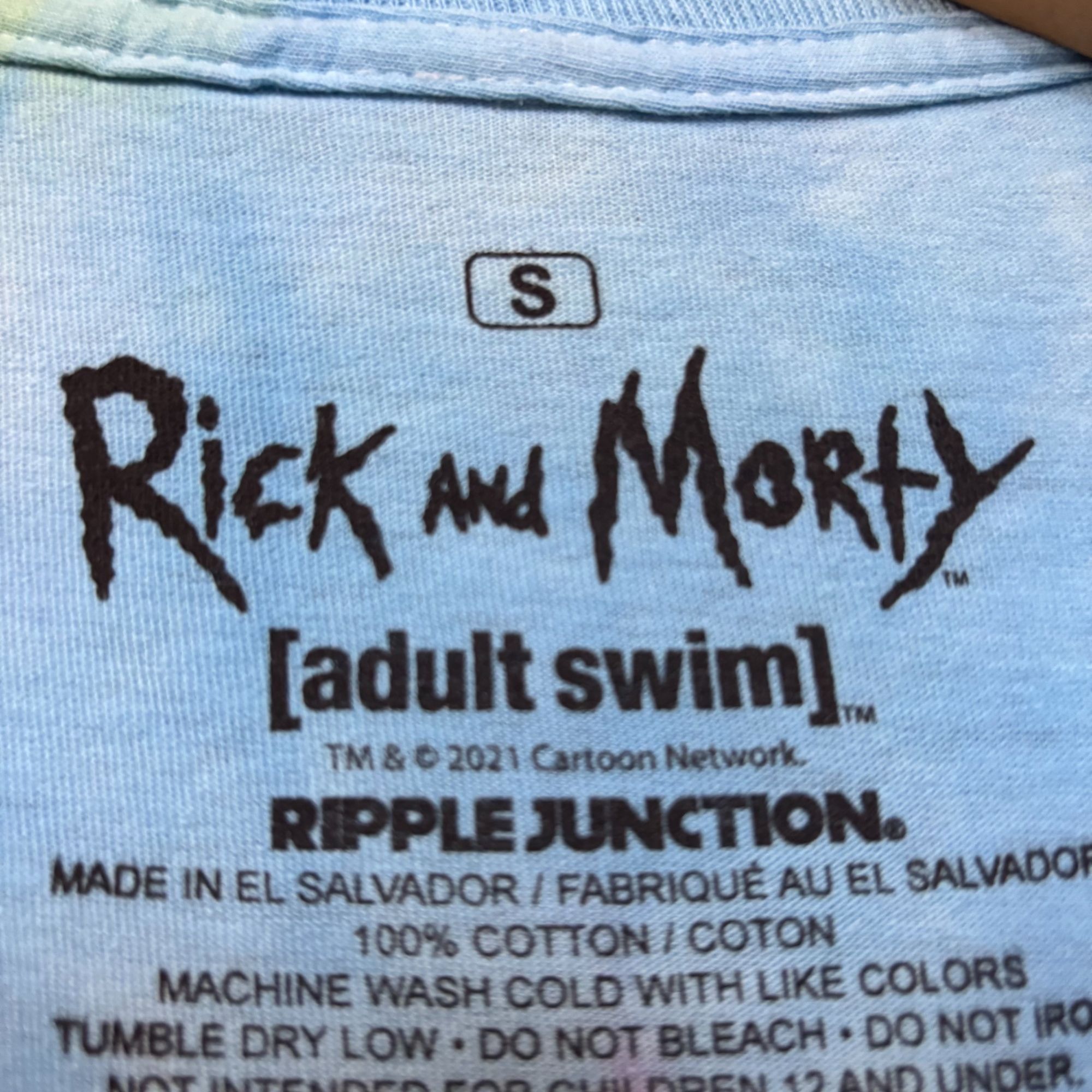 Ripple Junction Rick and Morty Portal Tie Dye T-Shirt Small Size US S / EU 44-46 / 1 - 4 Thumbnail