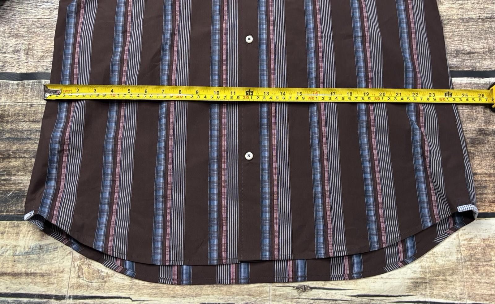 Tommy Bahama Tommy Bahama Shirt Mens L Striped Cotton Silk $138 Size US L / EU 52-54 / 3 - 11 Thumbnail