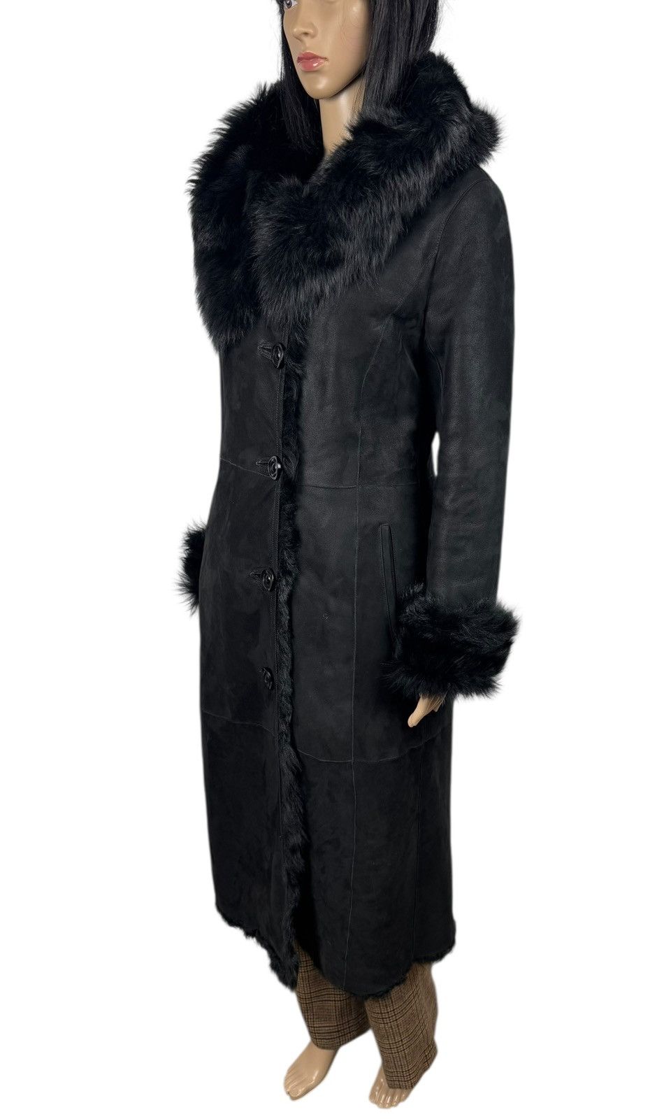 Other Zifo Genuine Leather Real Fur Coat Long Hooded size M Size M / US 6-8 / IT 42-44 - 5 Thumbnail