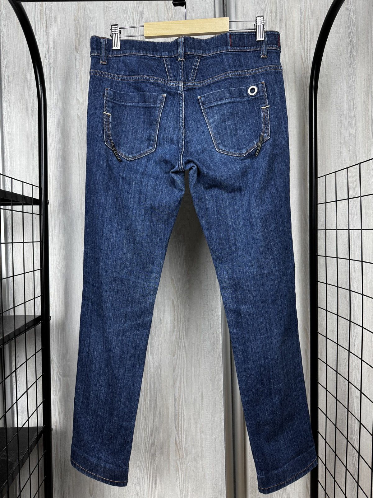 Marithe + Francois Girbaud Le jean devMarithe Francois Girbaud blue faded denim pants Size 30" / US 8 / IT 44 - 8 Thumbnail