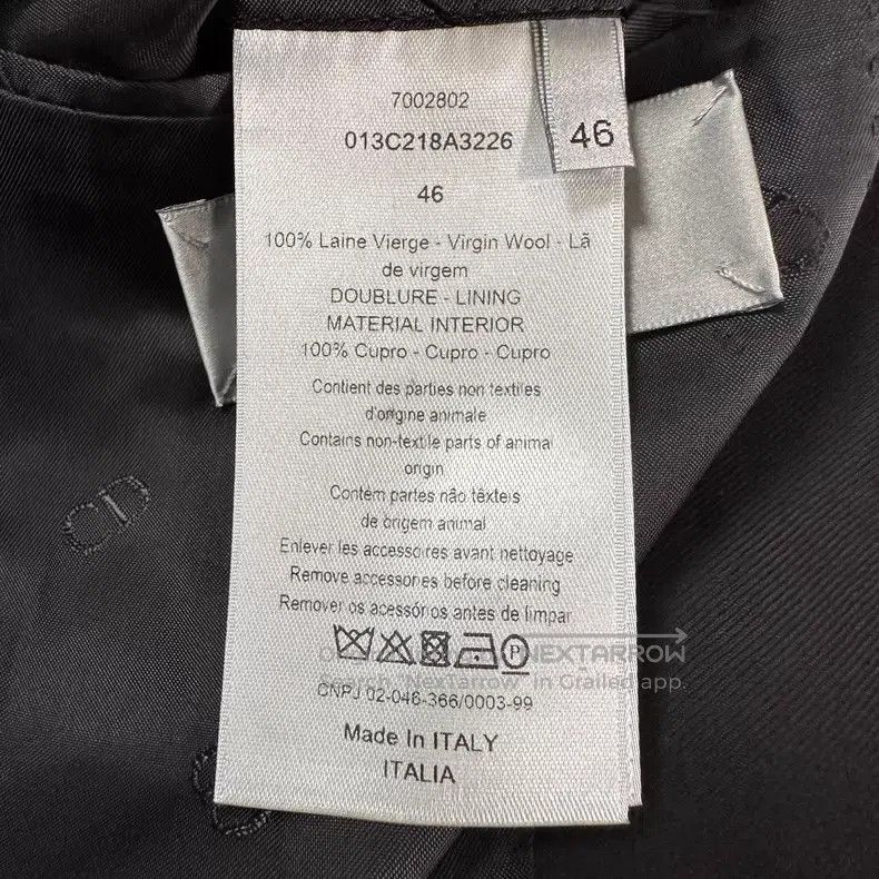 Dior Dior Black rhinestone bee suit Size 46R - 5 Thumbnail