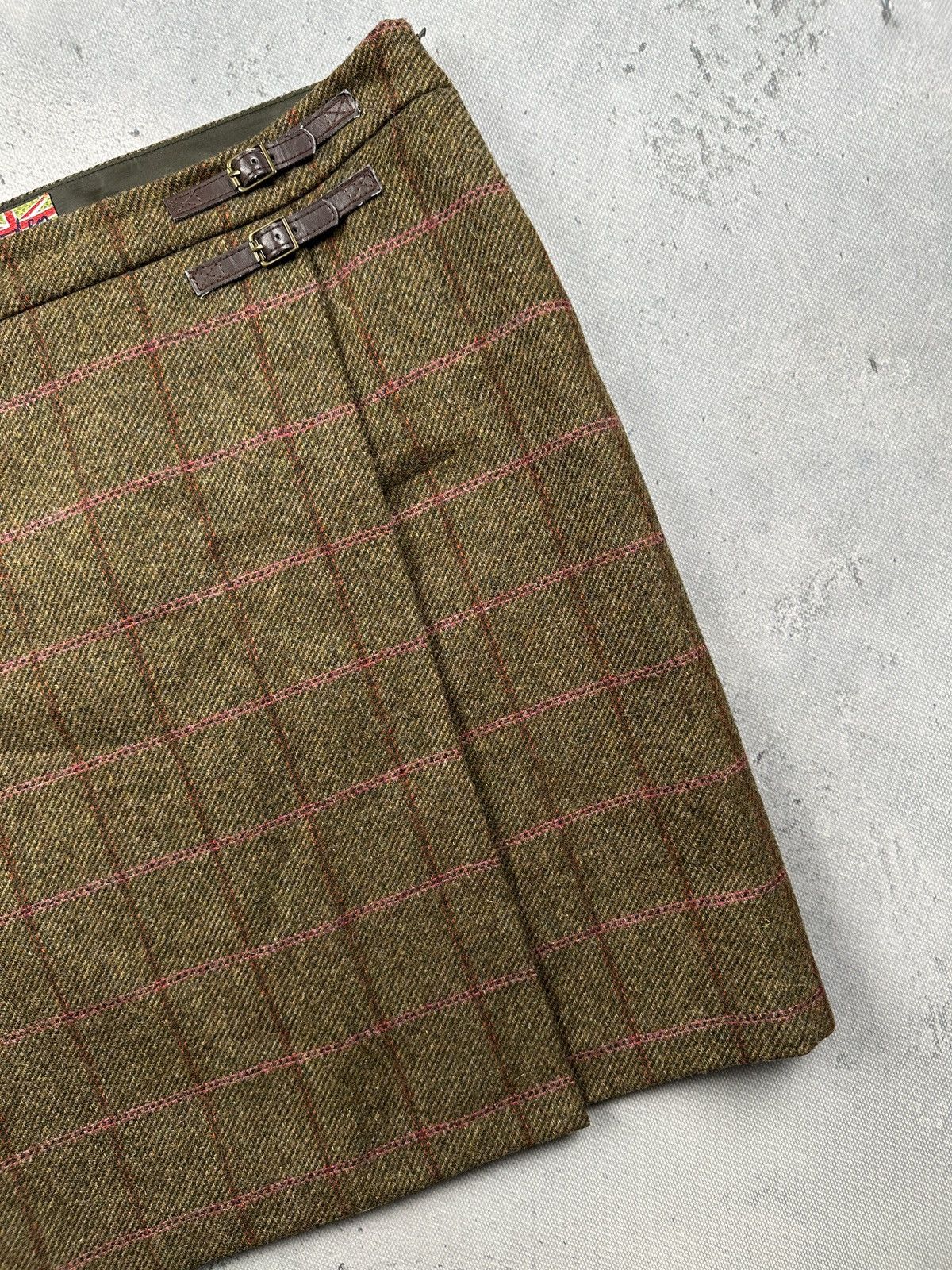 Boden Vintage Boden Moon British Tweed Wool Wrap Skirt Countrycore Size 36" / US 14 / IT 50 - 3 Thumbnail