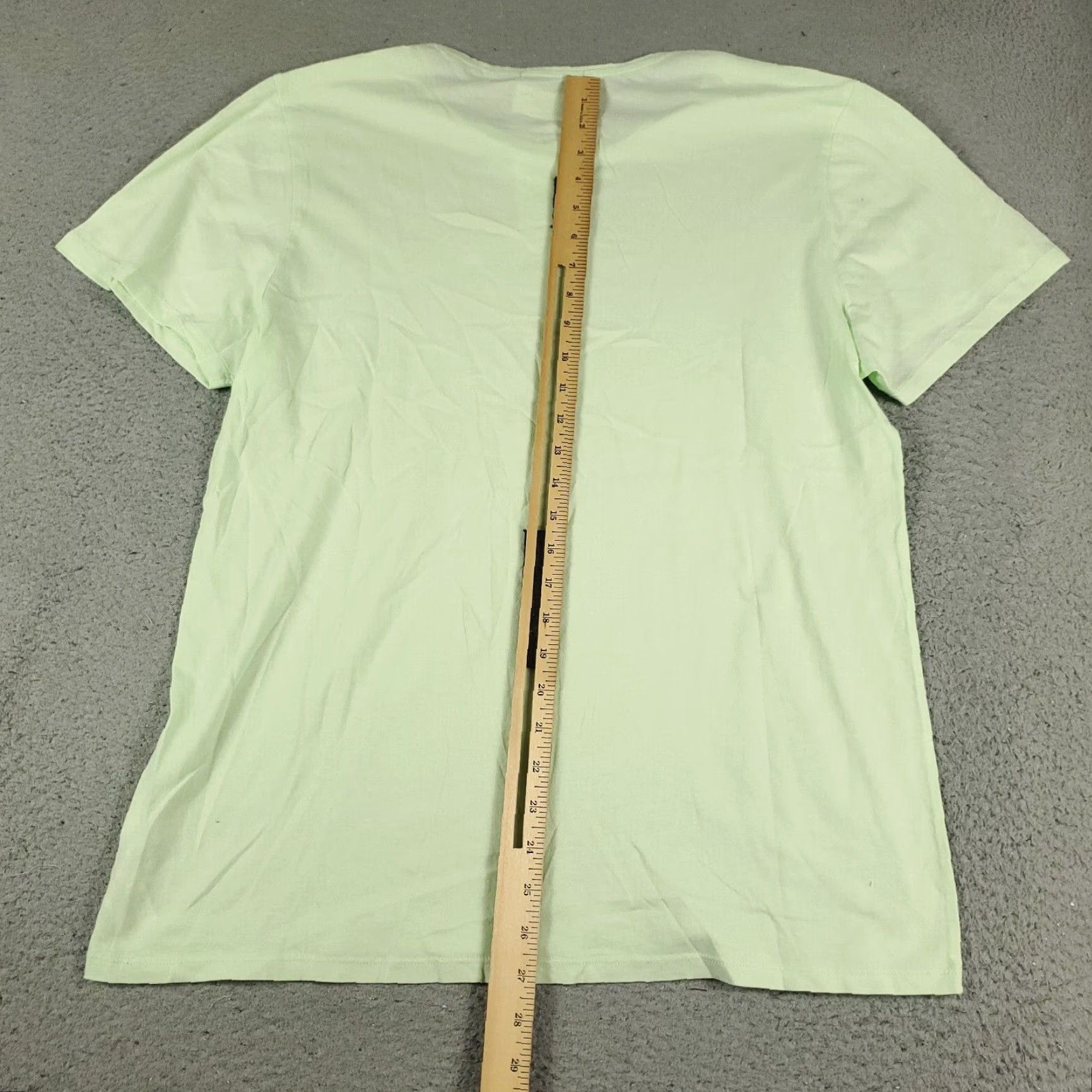 Zara Zara T-Shirt Womens Large Green Casual Short Sleeve Crew Neck Logo Size L / US 10 / IT 46 - 3 Thumbnail