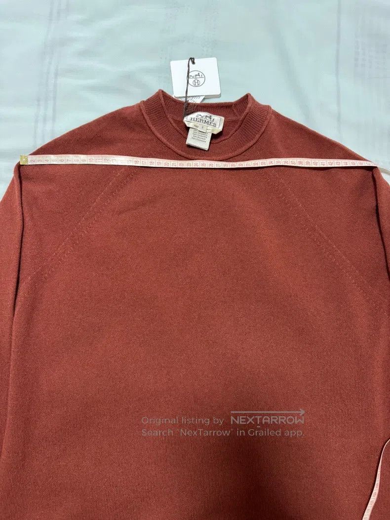 Hermes Hermes Cashmere sweater, 100% cashmere, brown-red. Size US S / EU 44-46 / 1 - 3 Thumbnail