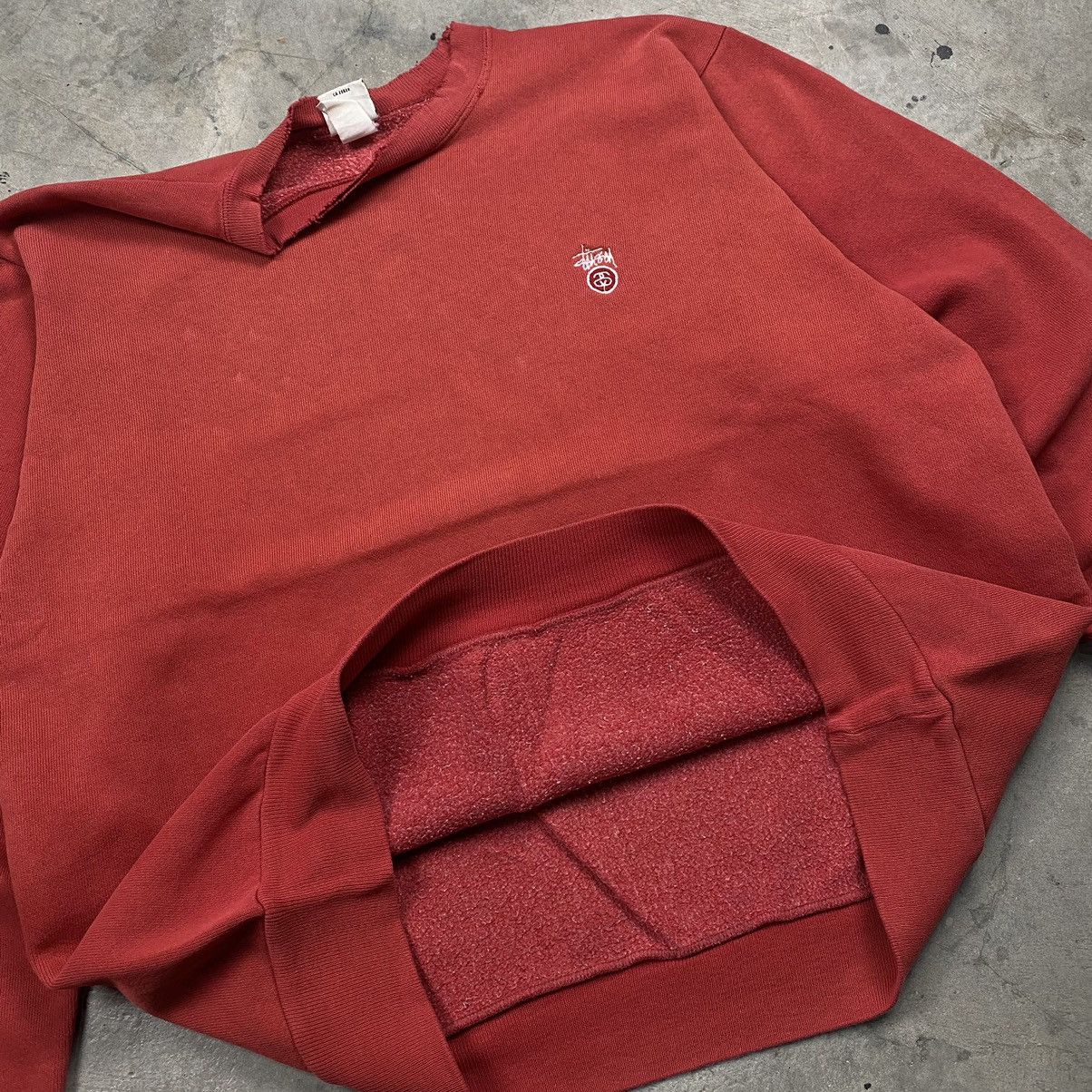 Stussy Grail💥80s Distressed Stussy Boxy Oversize Crewneck Size US M / EU 48-50 / 2 - 10 Thumbnail