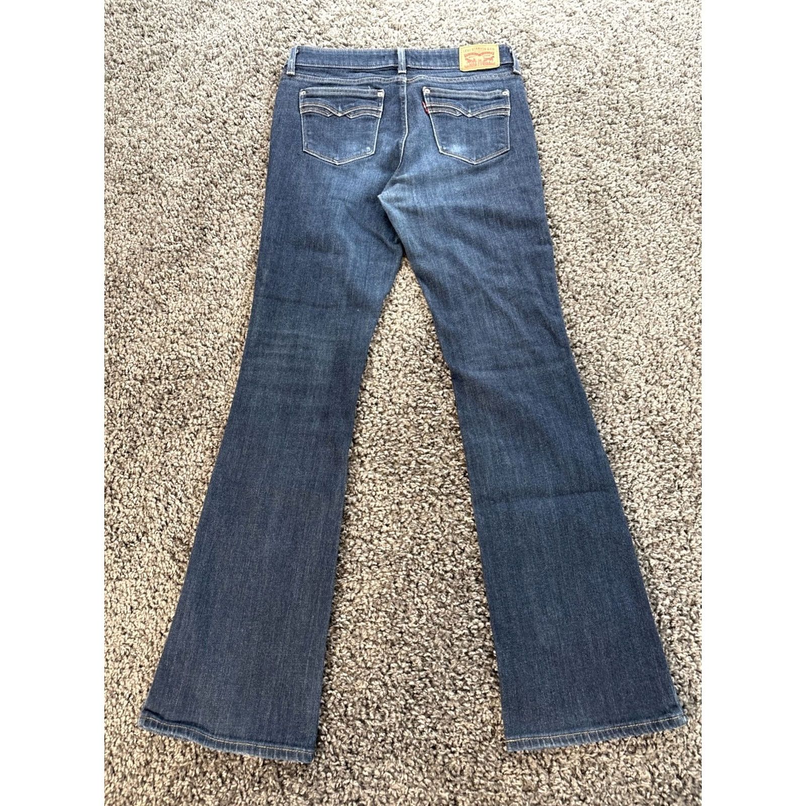 Levi's Levi's Jeans Womens Size 28x31 Bootcut Denim Dark Wash 715 Stretch Blue Size 28" / US 6 / IT 42 - 7 Thumbnail