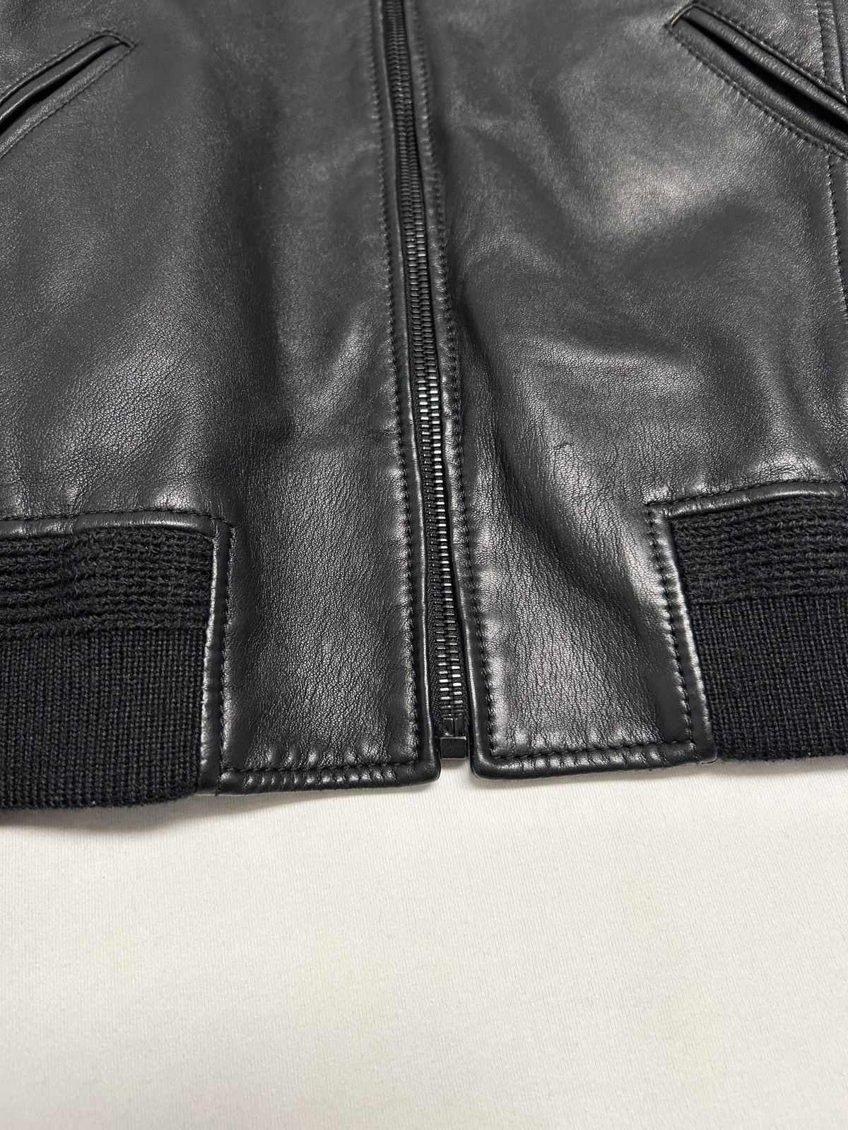 Saint Laurent Paris SS2021 Sample Leather Bomber Jacket Size US M / EU 48-50 / 2 - 11 Thumbnail