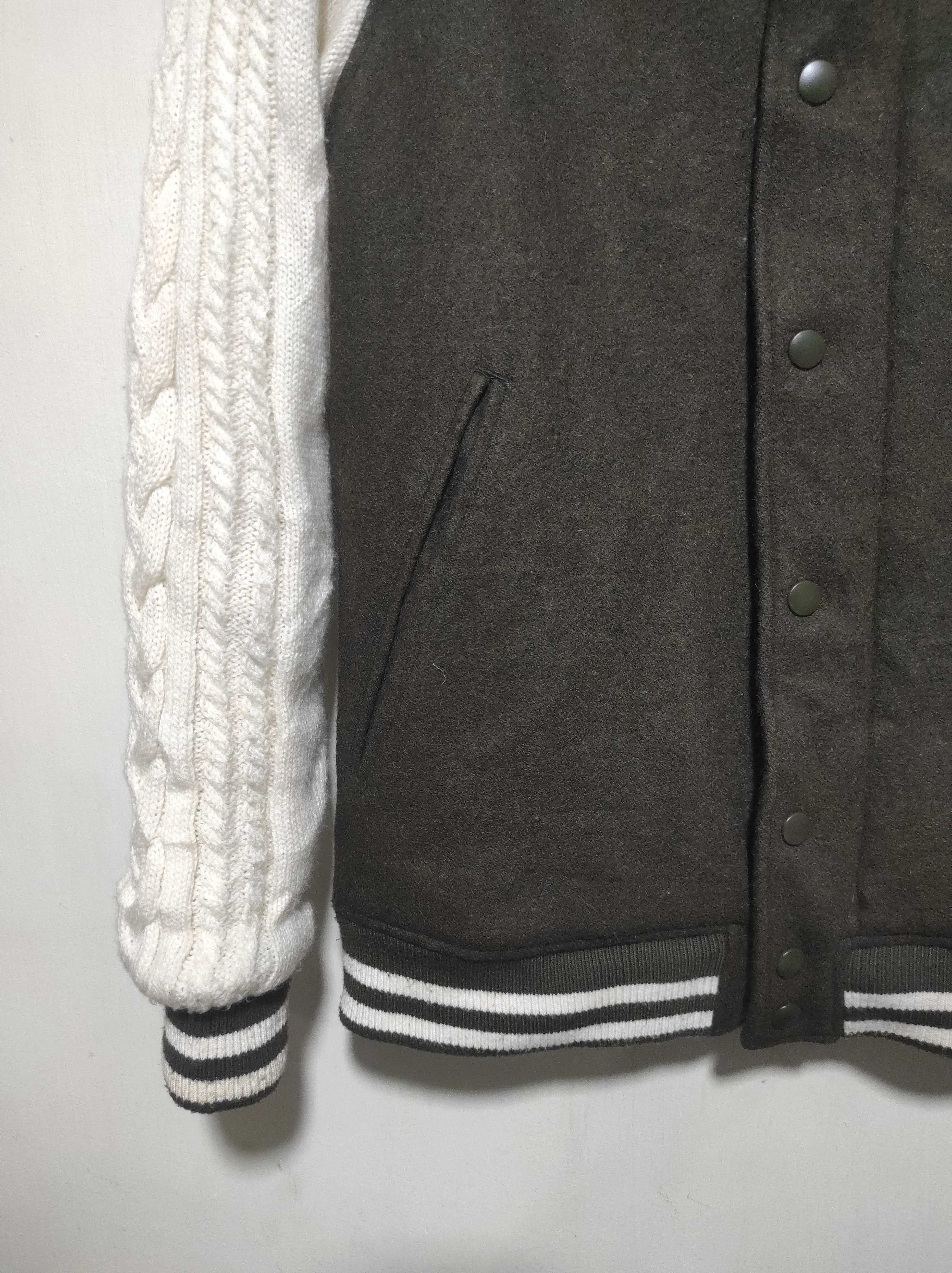 Japanese Brand INHERIT Wool mix Knit double Zp Fur Hoodie ifsix LGB style Size US S / EU 44-46 / 1 - 4 Thumbnail