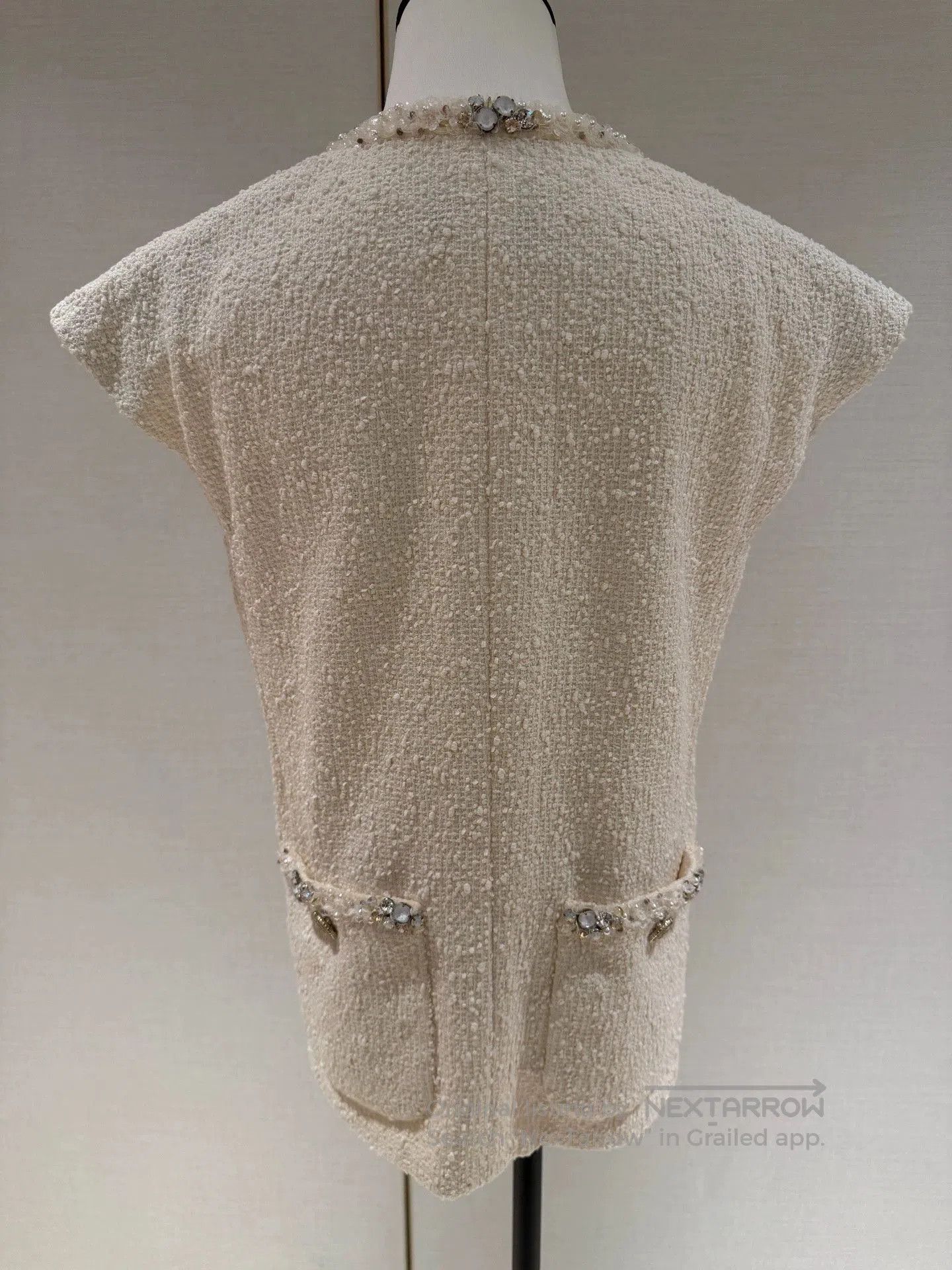 Chanel Chanel Equestrian White Beaded Vest. Size US S / EU 44-46 / 1 - 2 Thumbnail