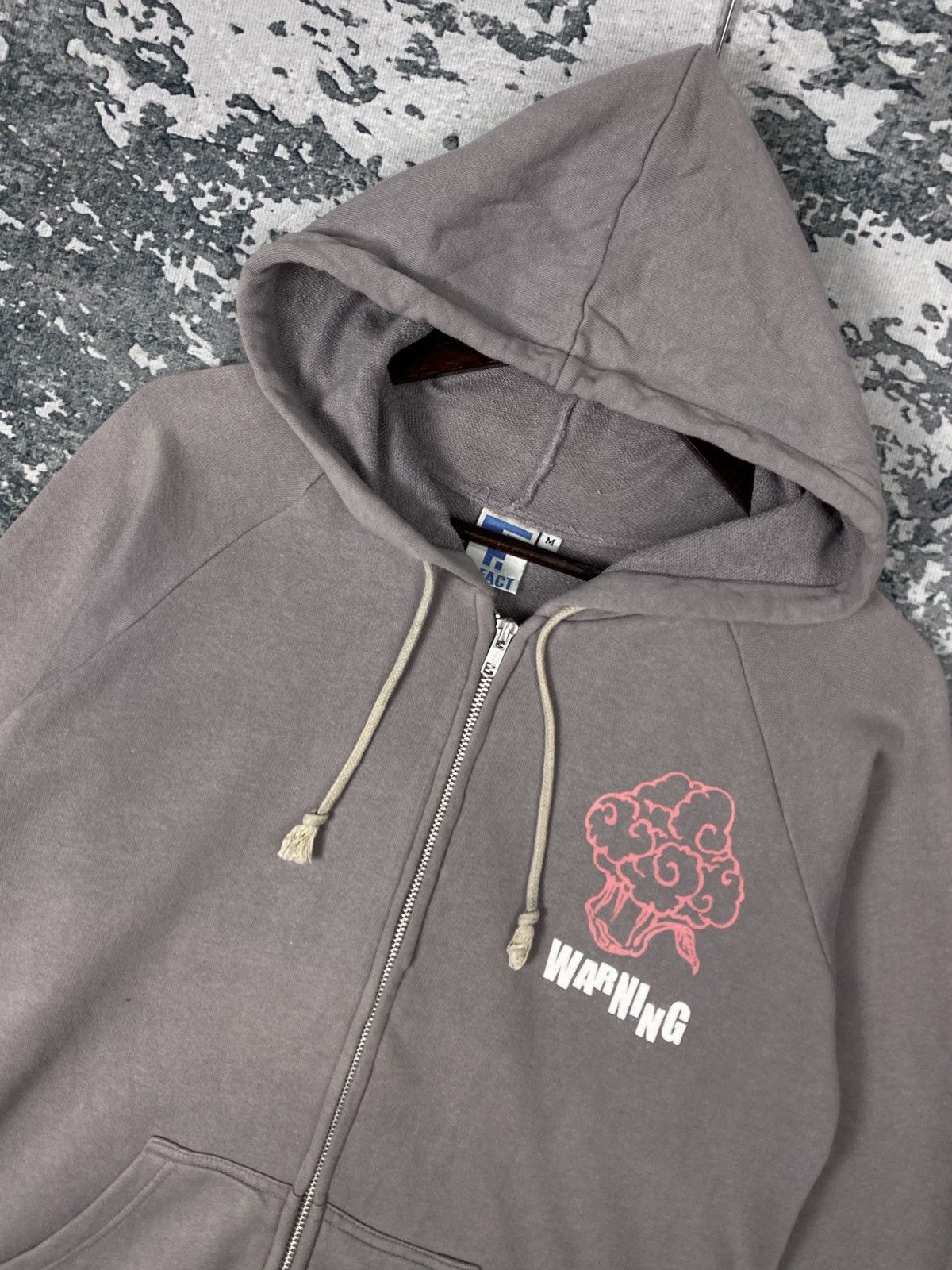 Japanese Brand Vintage T-Fact Zip Up Hoodies Size US M / EU 48-50 / 2 - 3 Thumbnail