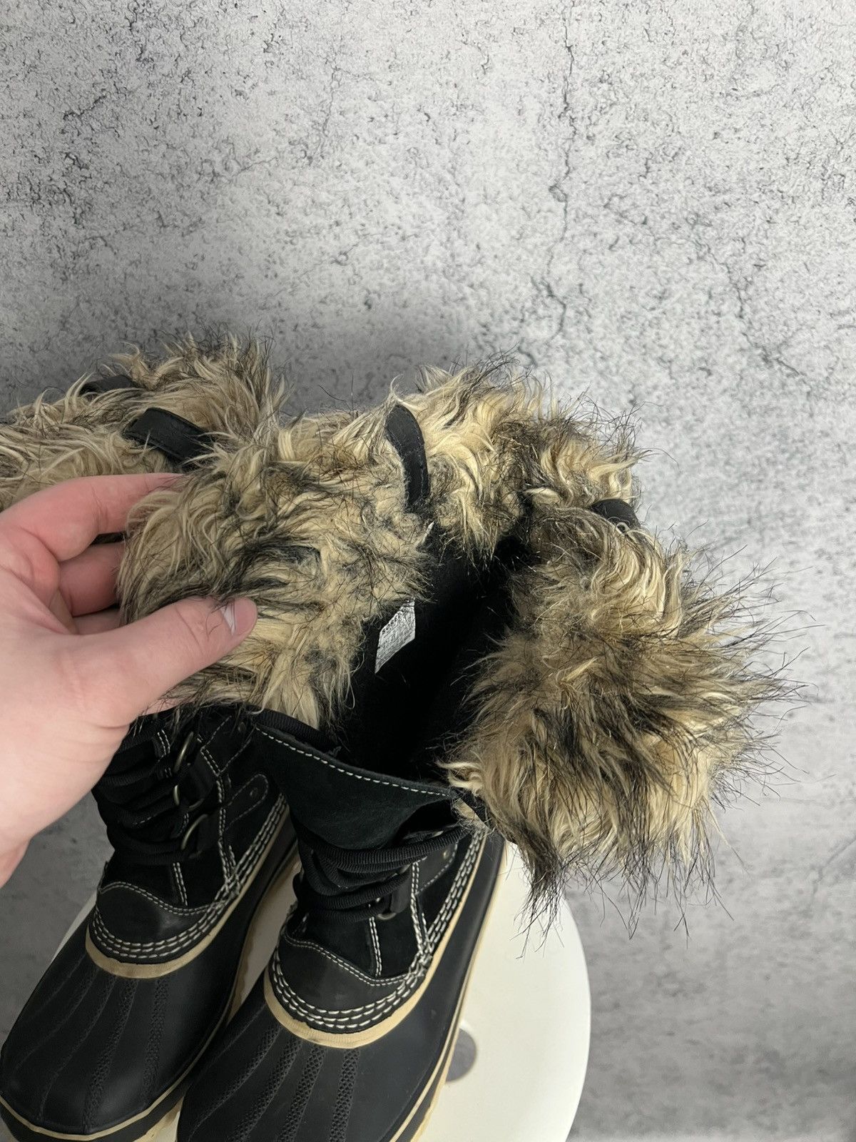 SOREL Sorel Duck Boots Faux Fur Lined Lace Up Winter Shoes Size US 6 / IT 36 - 10 Thumbnail