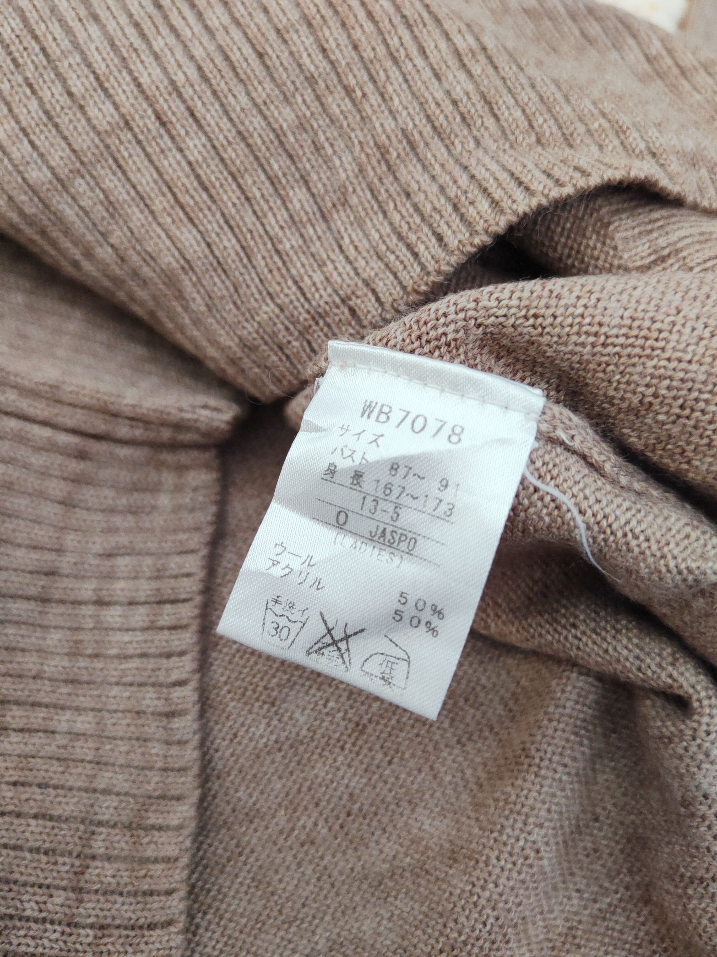 Japanese Brand Wilson Brown Knitwear Sweatshirts #W150 Size M / US 6-8 / IT 42-44 - 13 Thumbnail