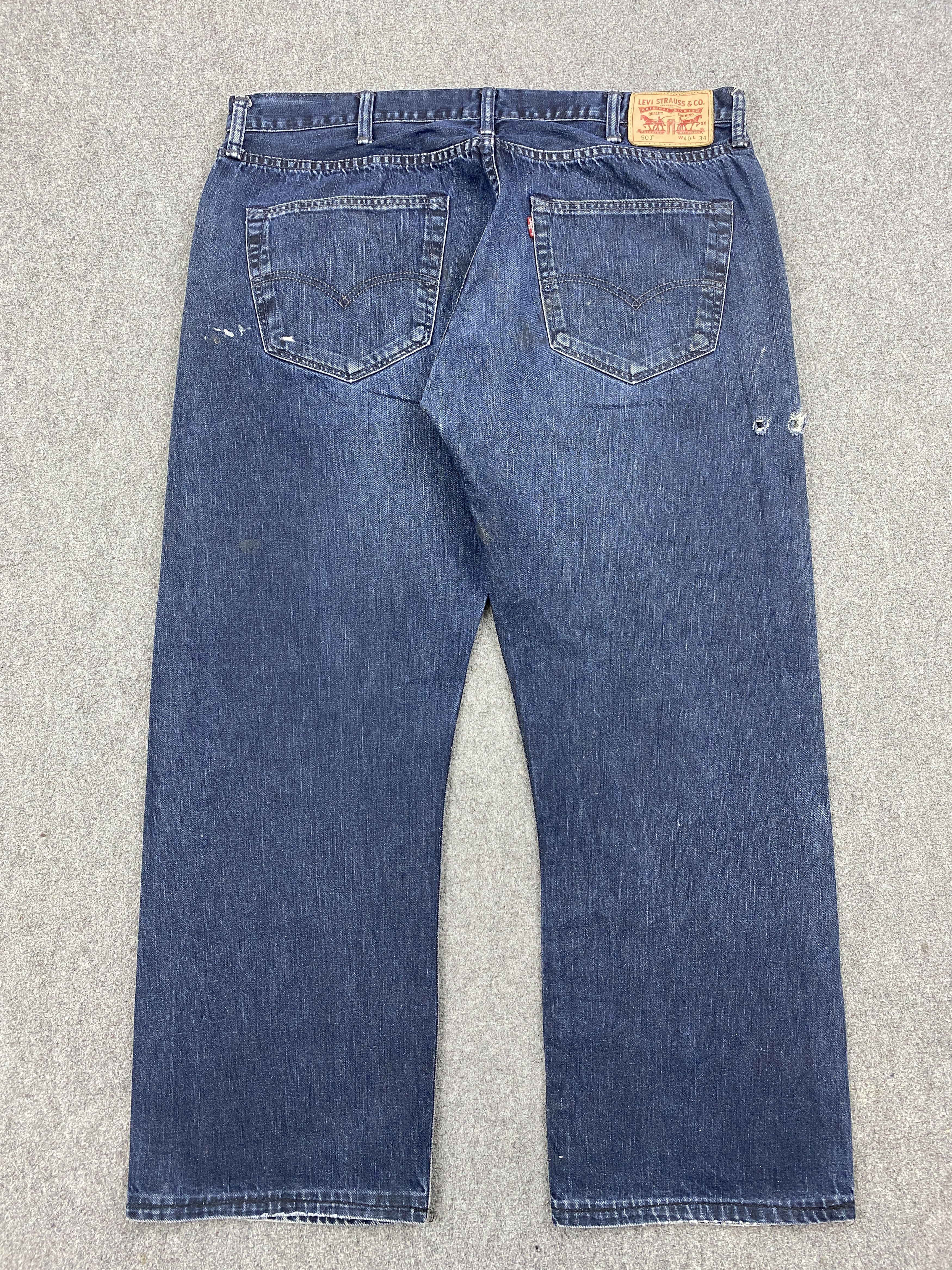 Levi's Vintage Levi's 501 Faded Blue Jeans DP2795 Size US 39 - 3 Thumbnail