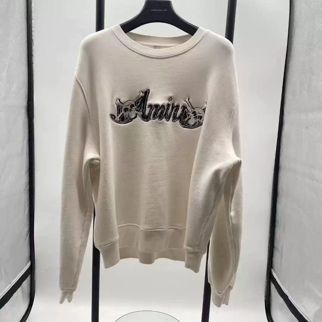 Amiri AMIRI Skull Logo Crewneck-2506 Size US XL / EU 56 / 4 - 1 Thumbnail