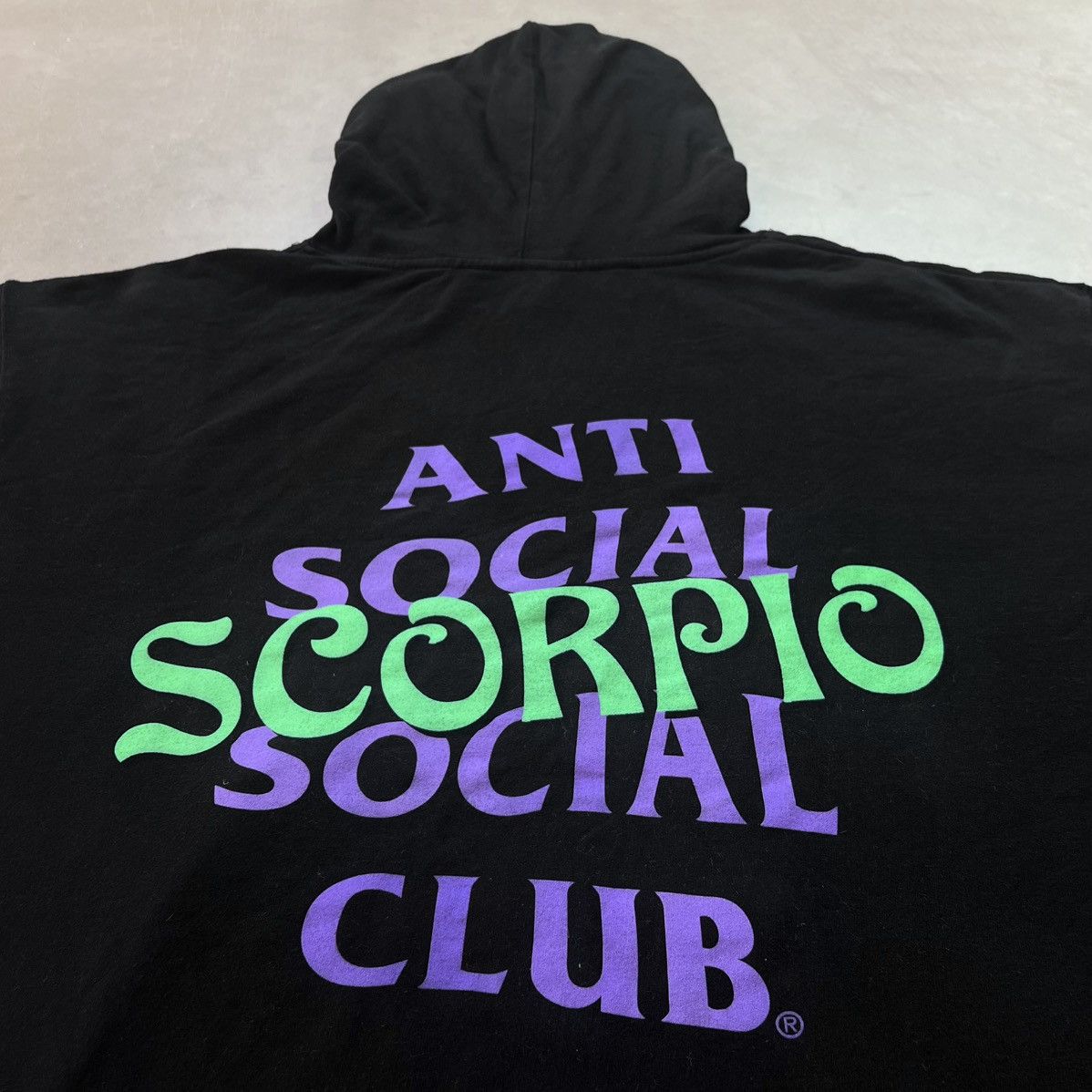 Anti Social Social Club 🖤 ASSC SCORPIO HOODIE - ASTROLOGY ZODIAC COLLECTION 2021 Size US XL / EU 56 / 4 - 13 Thumbnail