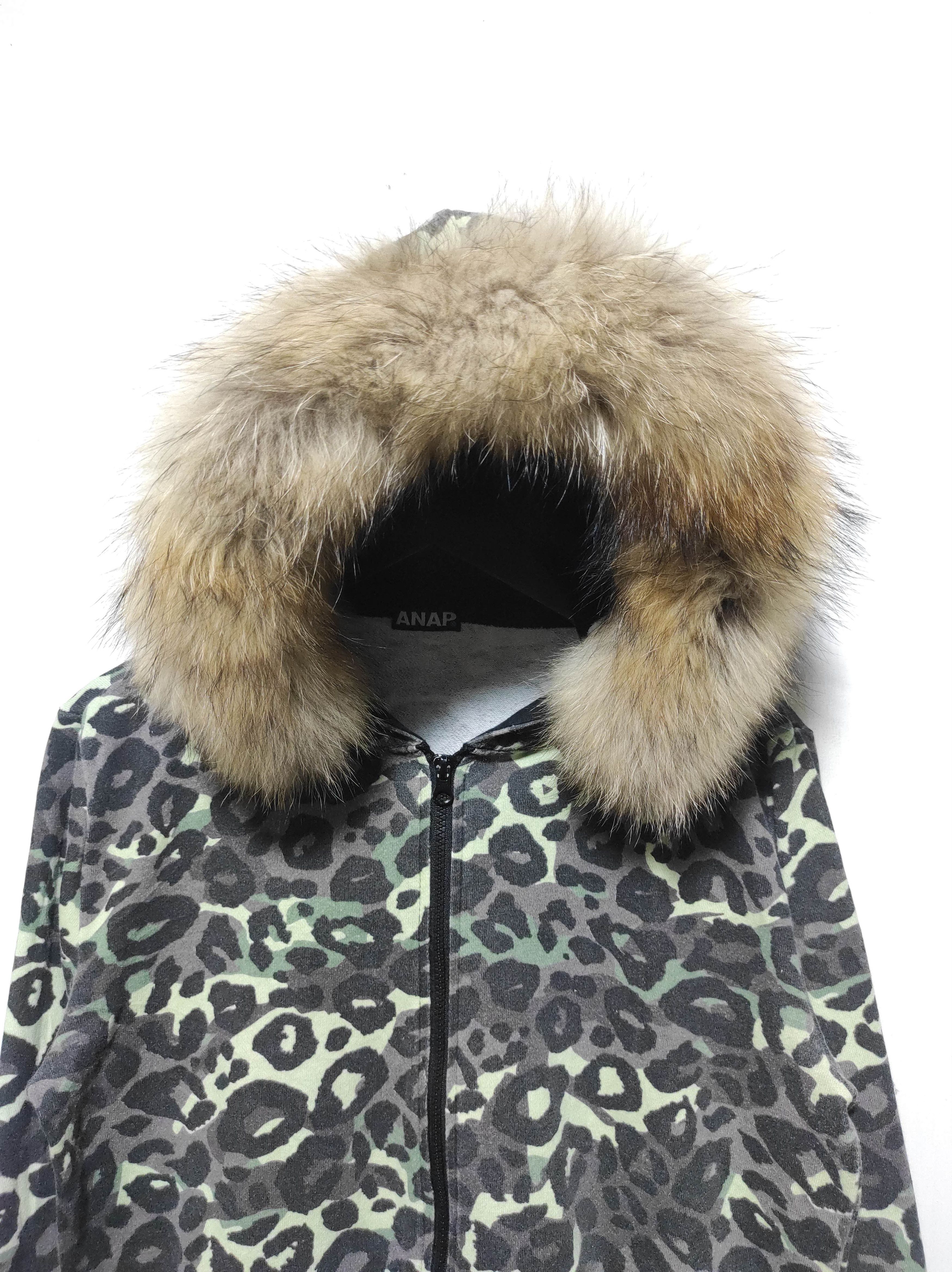 Hysteric Glamour Anap Leopard Zipper Fur Hoodie i6w9 LBG style Size US M / EU 48-50 / 2 - 3 Thumbnail