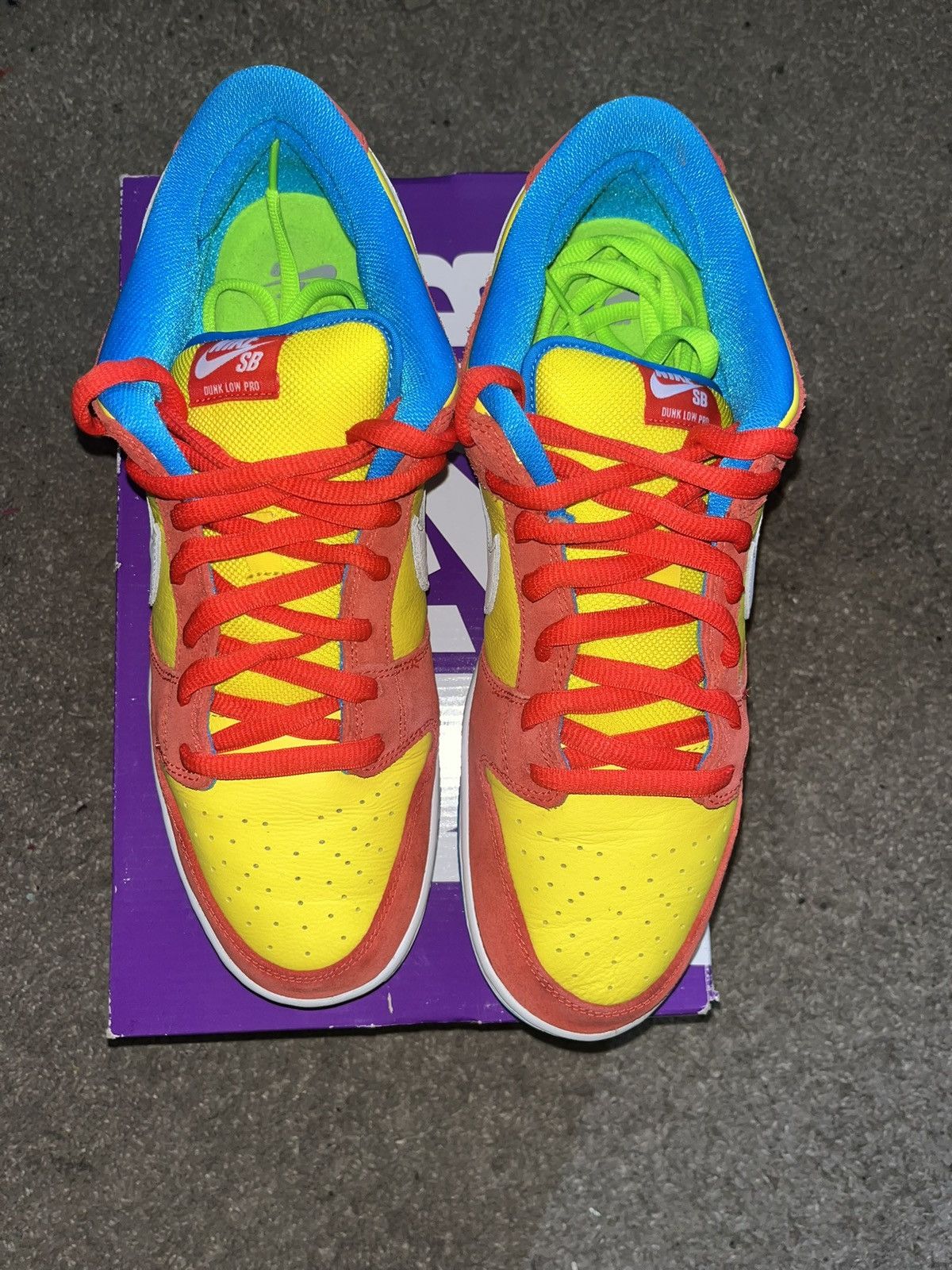 Nike Nike Dunk Low Pro SB “Bart Simpson” Size US 13 / EU 46 - 1 Thumbnail