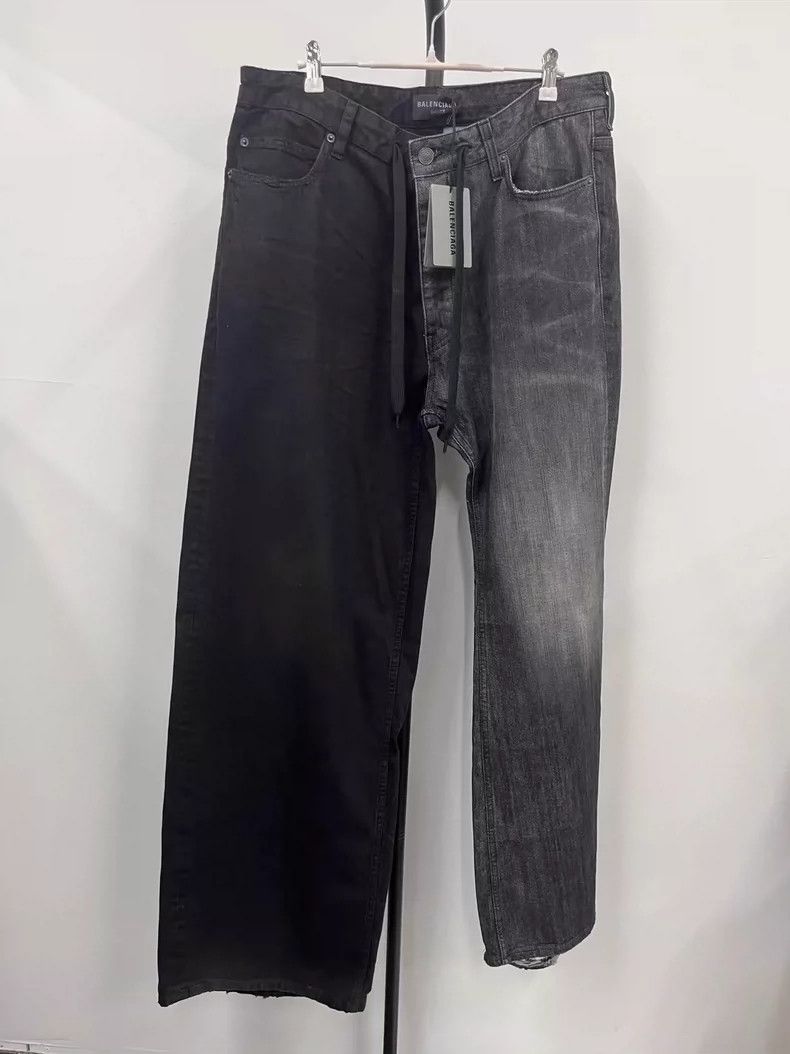 Balenciaga Balenciaga size M Patchwork button side pocket jeans Size US 26 / EU 42 - 1 Thumbnail