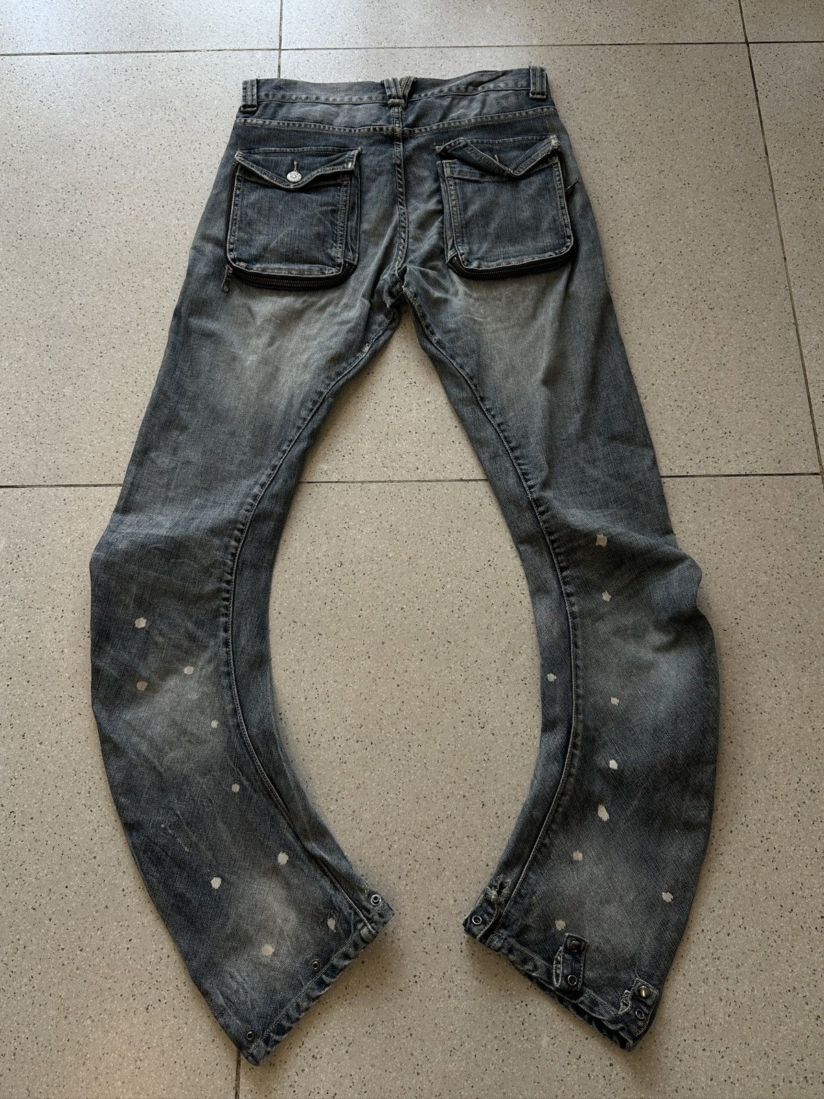 PPFM PPFM 90s Banana Curve Cut Denim Pants Size US 32 / EU 48 - 4 Thumbnail