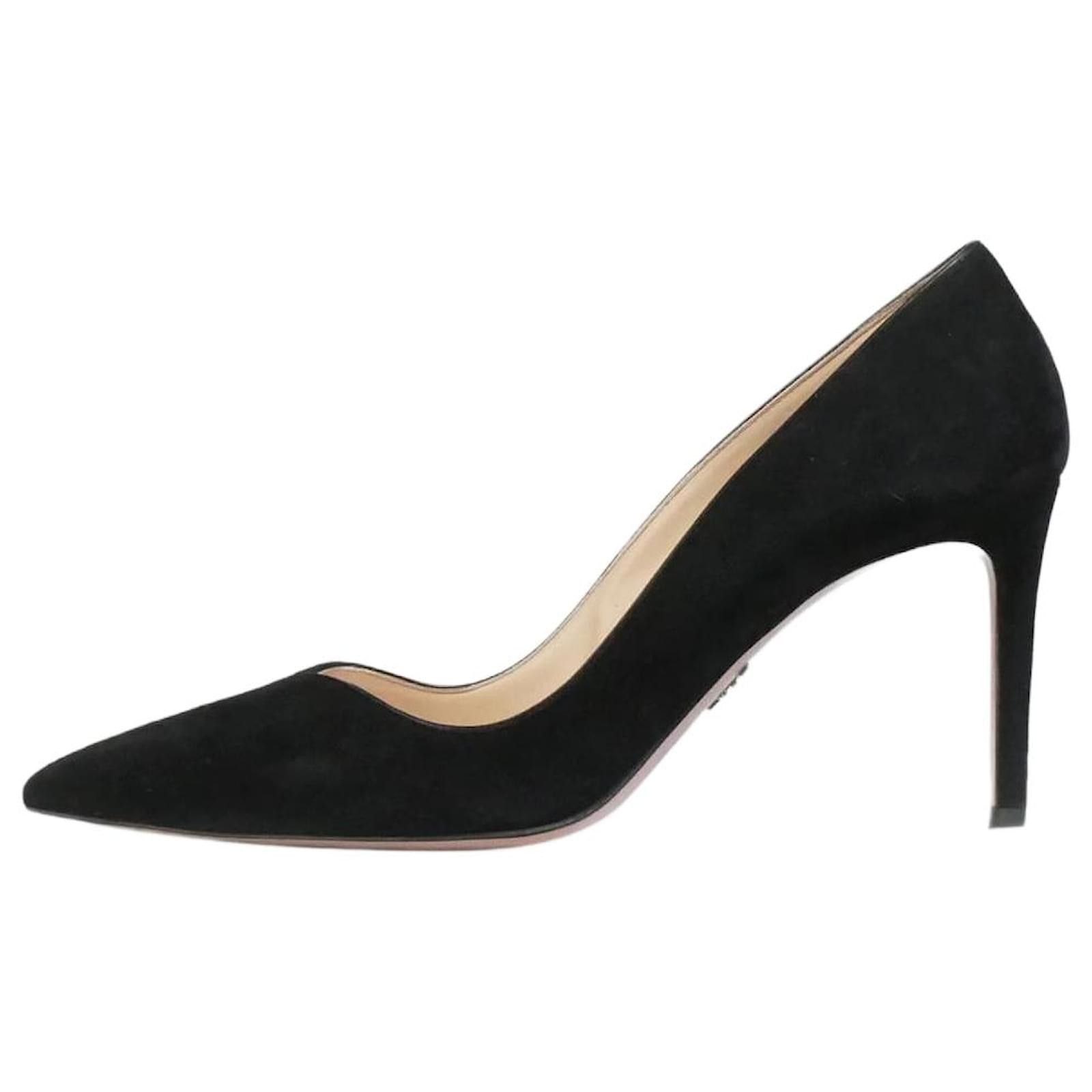 Prada o1la1rc1a0724 Heeled Pump in Black Size US 8.5 / IT 38.5 - 1 Thumbnail