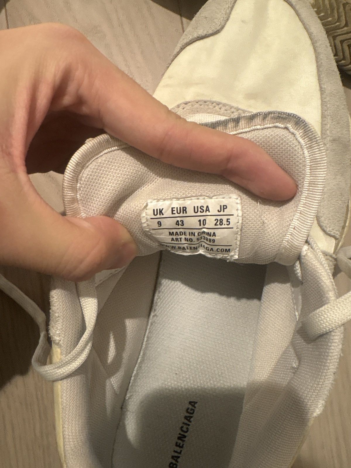 Balenciaga Balenciaga TripleS Runners Size US 10 / EU 43 - 5 Thumbnail