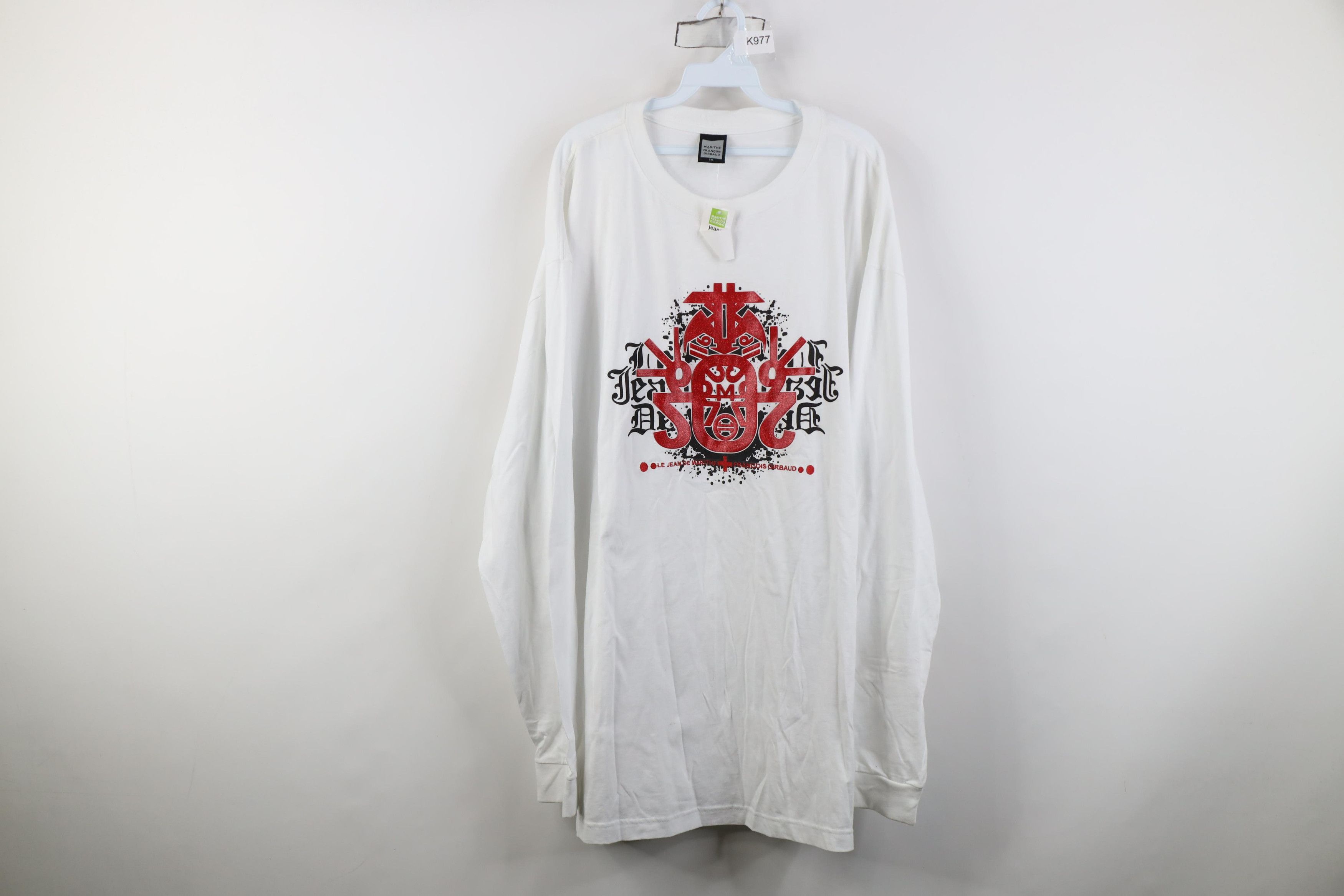 Marithe + Francois Girbaud Deadstock Vintage 90s Marithe Francois Girbaud T-Shirt Size US XXL / EU 58 / 5 - 1 Thumbnail