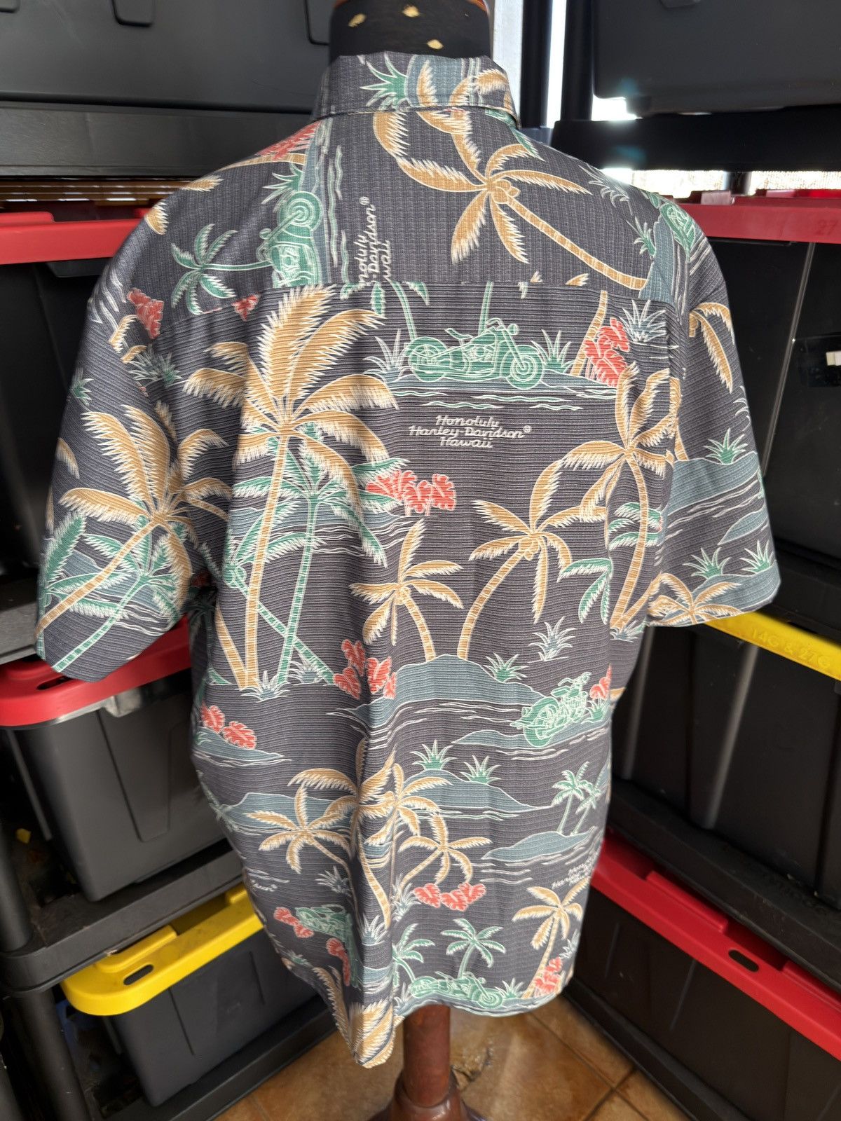 Harley Davidson PreOwned Harley Davidson Hawaiian Multicolored Men's XL Size US XL / EU 56 / 4 - 2 Thumbnail