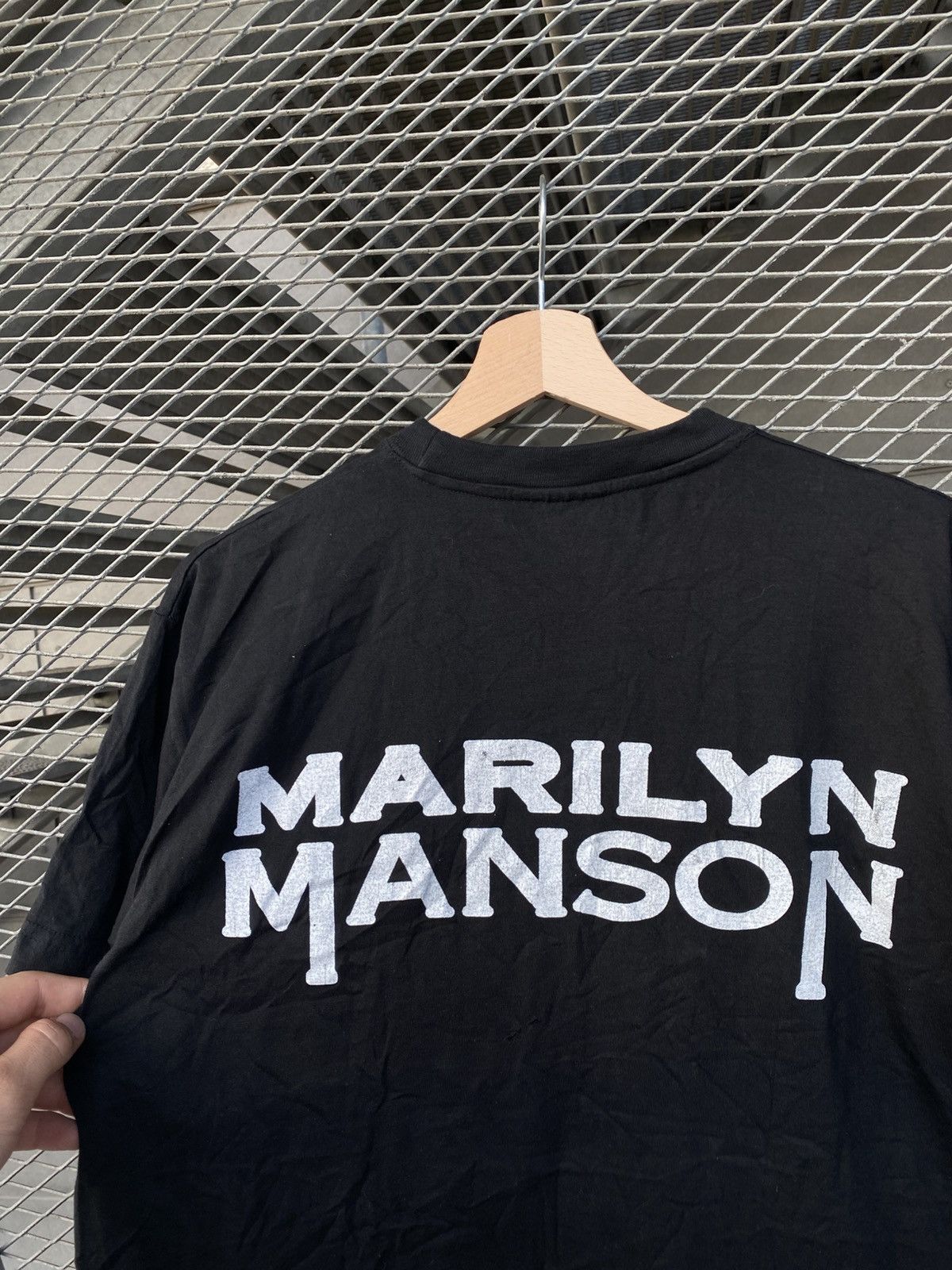 Band Tees Vintage 90s Marilyn Manson Boxy Tee Size US L / EU 52-54 / 3 - 7 Thumbnail