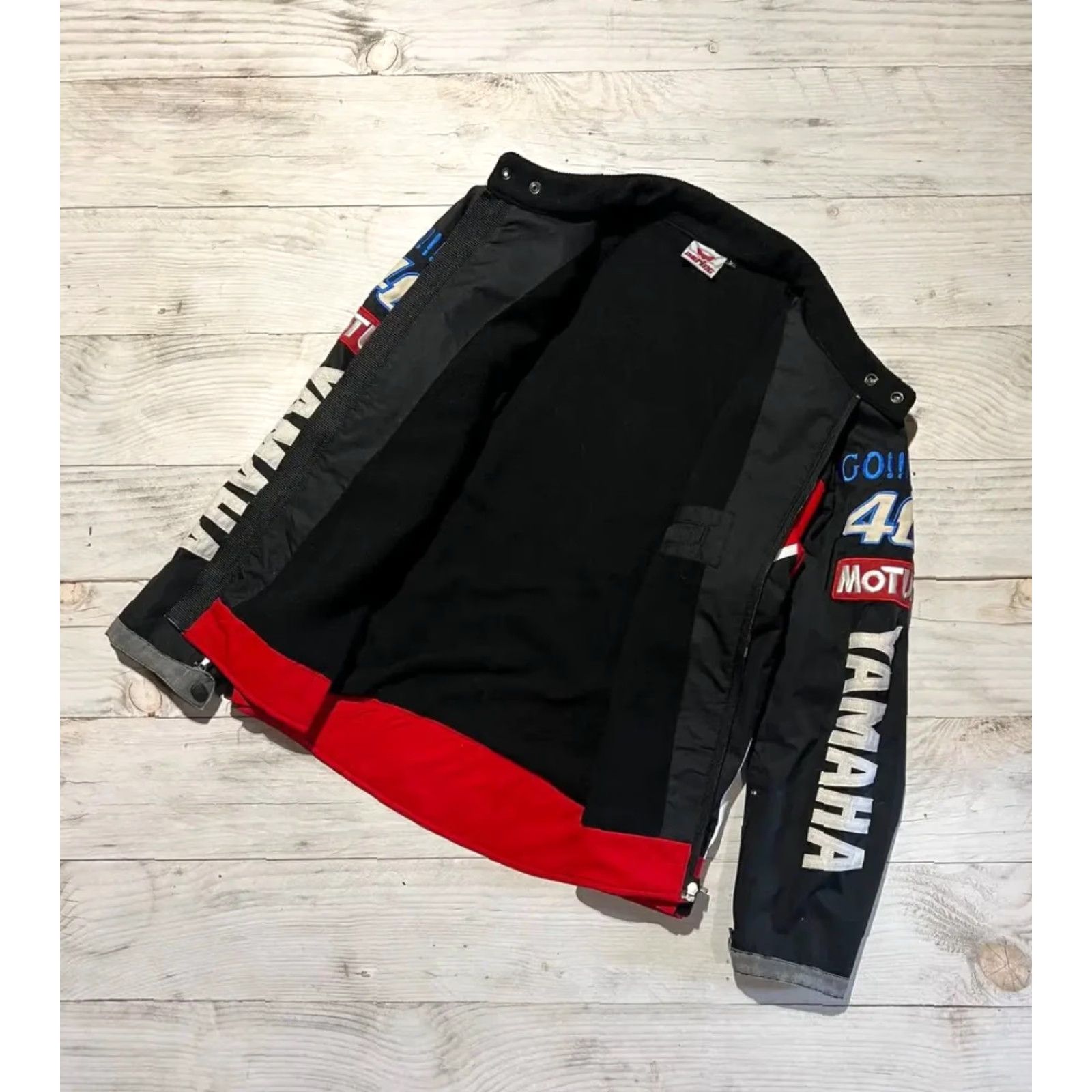 Yamaha VINTAGE Yamaha Racing Moto Jacket Duhan 46 Big Logo Y2K Men Size L Black Jacket Mens Size US L / EU 52-54 / 3 - 7 Thumbnail