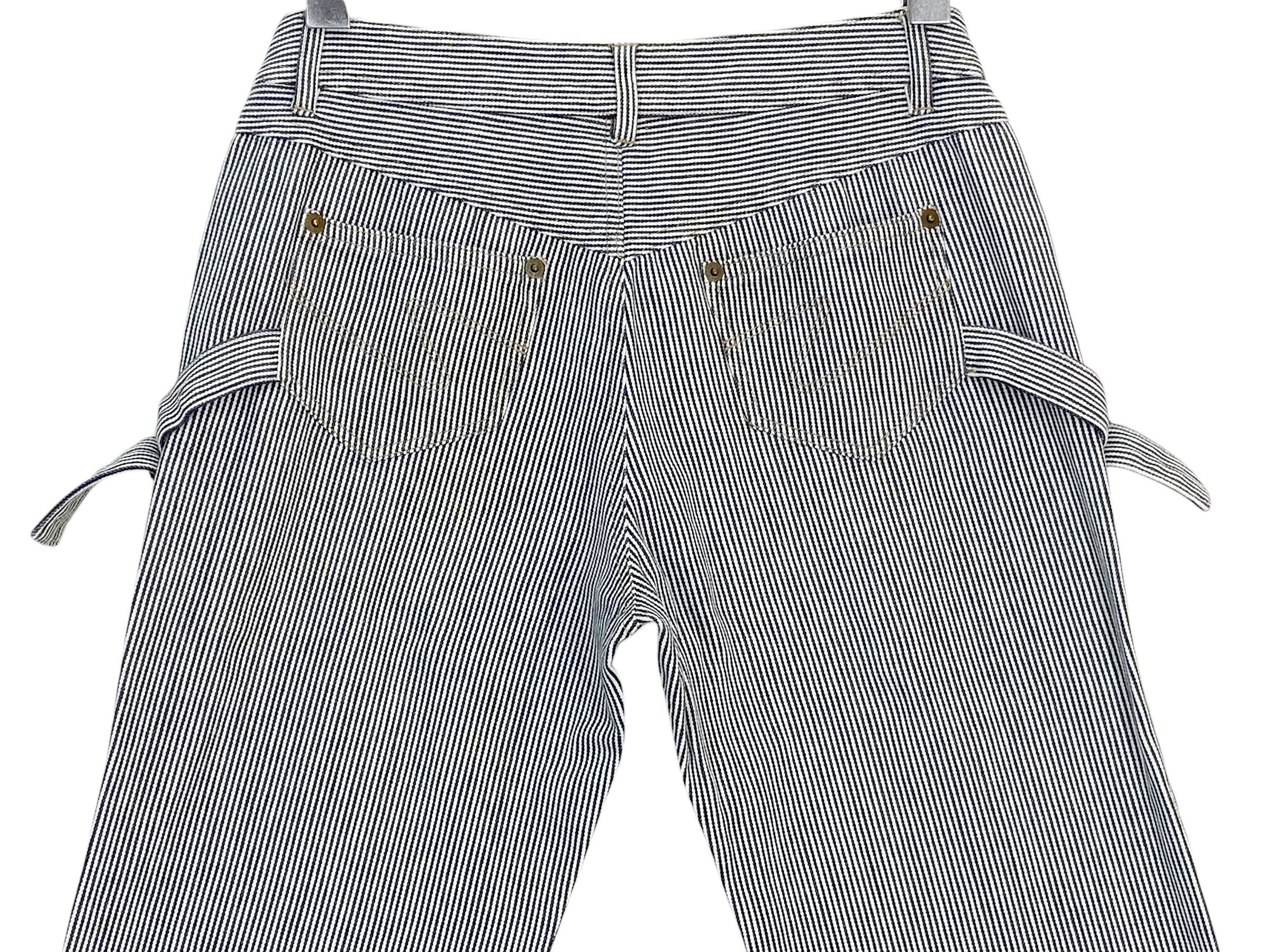 Japanese Brand × Uniqlo Image Jeans Stripes Hickory Jeans Size US 31 - 5 Thumbnail