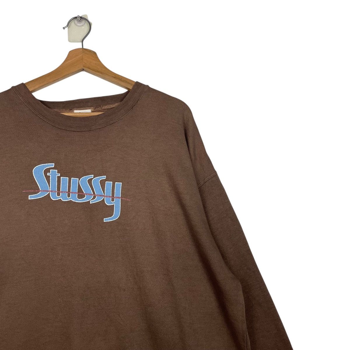 Stussy Vintage Stussy Big Logo Crewneck Sweatshirt Size US XL / EU 56 / 4 - 5 Thumbnail