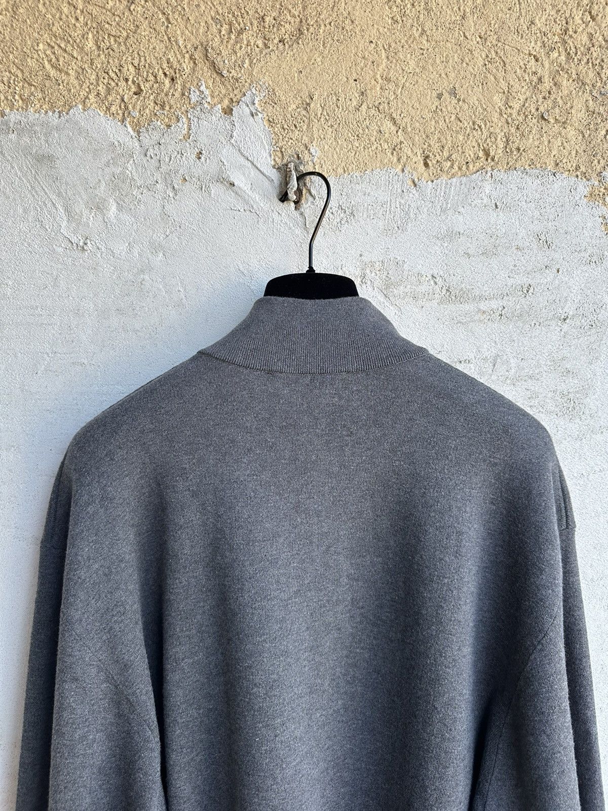 Balenciaga [L] 2050$ Spring26 Half-zip grey sweater Size US L / EU 52-54 / 3 - 8 Thumbnail