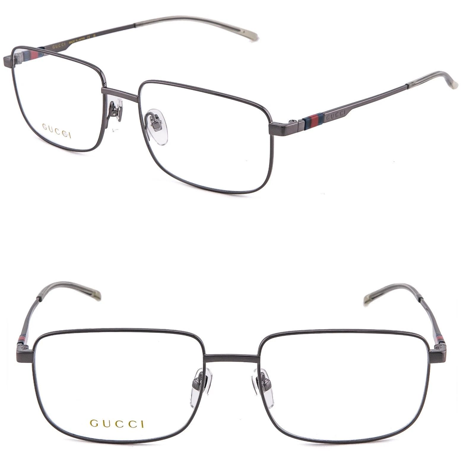 Gucci GUCCI GG1678O 1678 Blue Logo Metal Optical Eyeglasses 006 Size ONE SIZE - 1 Thumbnail