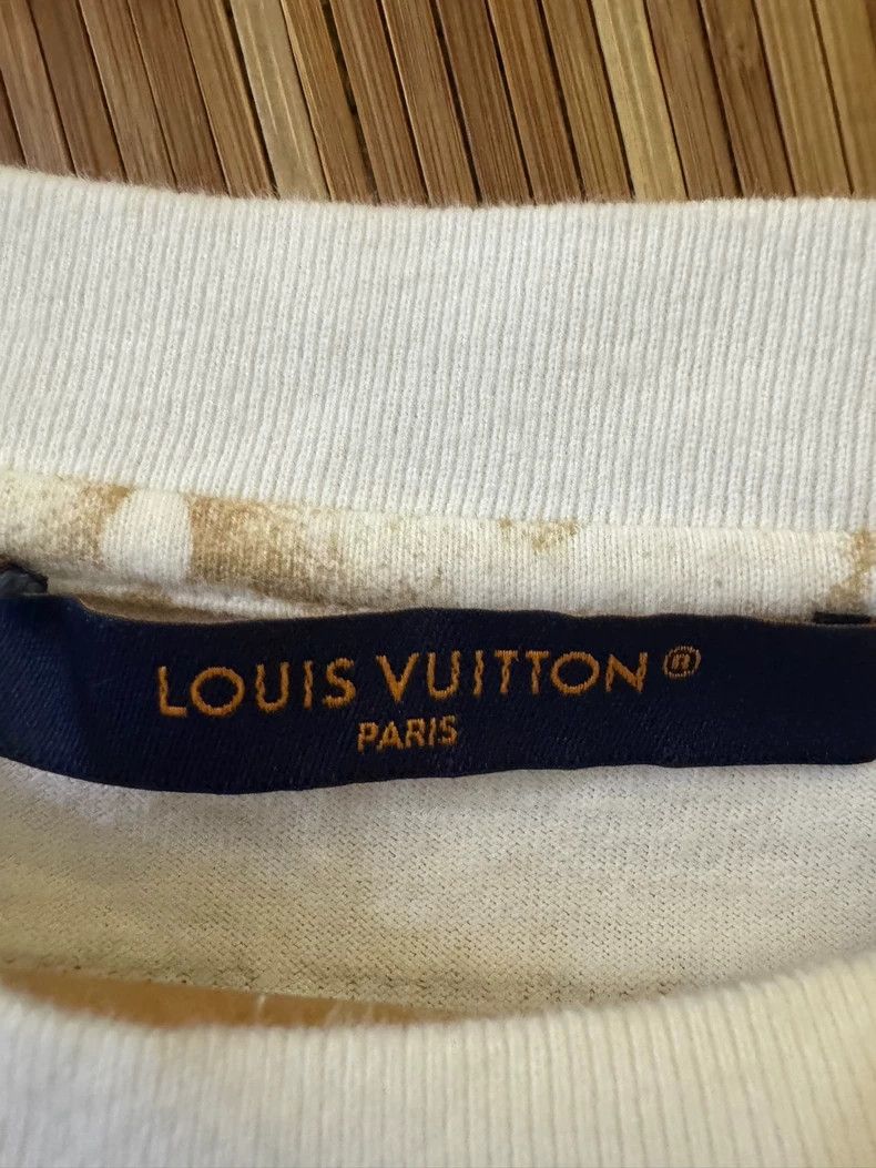 Louis Vuitton Louis Vuitton Beige presbyopic full print short sleeve Size US XXL / EU 58 / 5 - 5 Thumbnail