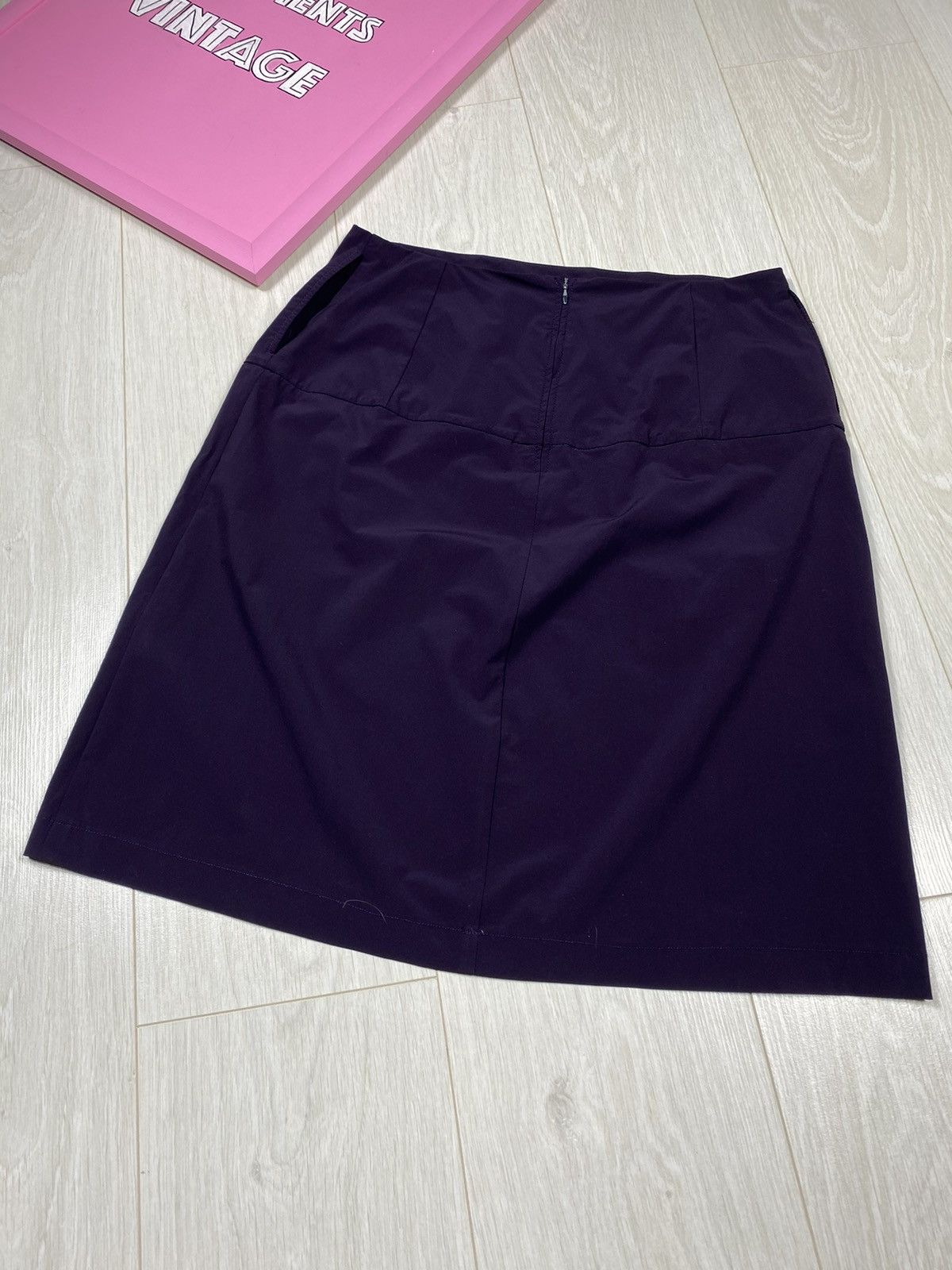 Designer Hovman Side Ruche Skirt Pencil Size 30" / US 8 / IT 44 - 16 Thumbnail