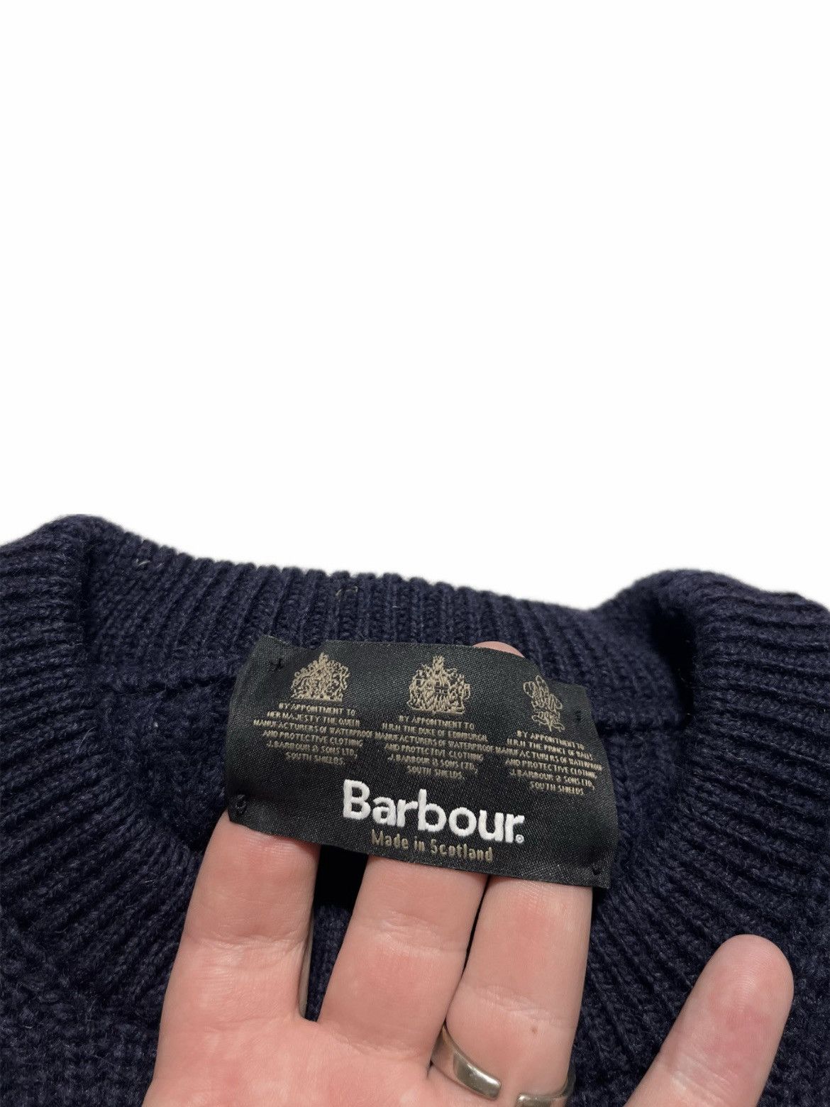 Barbour Vintage Barbour pure wool sweater Made in Scotland 🏴󠁧󠁢󠁳󠁣󠁴󠁿 Size US XL / EU 56 / 4 - 3 Thumbnail