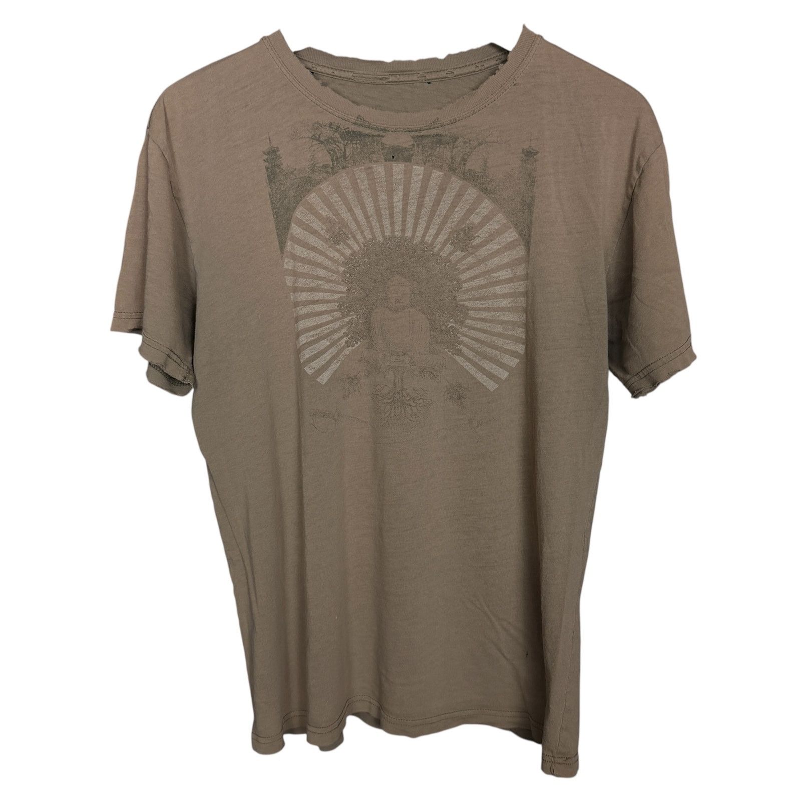 Other Y2K Stranded Grunge Emo Green Distressed Skater T-Shirt M Size US M / EU 48-50 / 2 - 2 Thumbnail