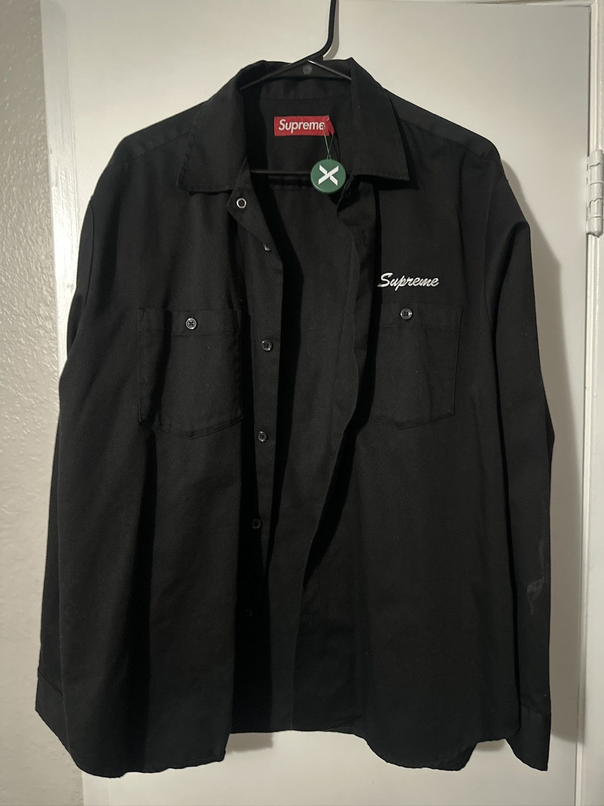 Supreme Supreme leopard collar work shirt | Grailed
