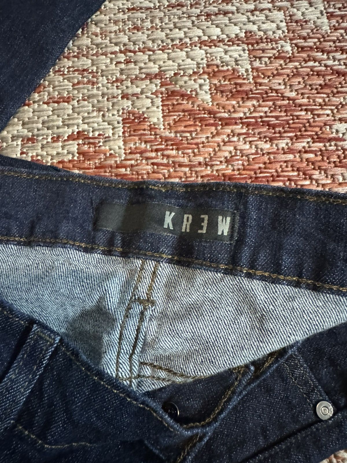 Other Kr3e Slim Straight Jeans Dark Denim Sz 38 Rare Size US 38 / EU 54 - 3 Thumbnail