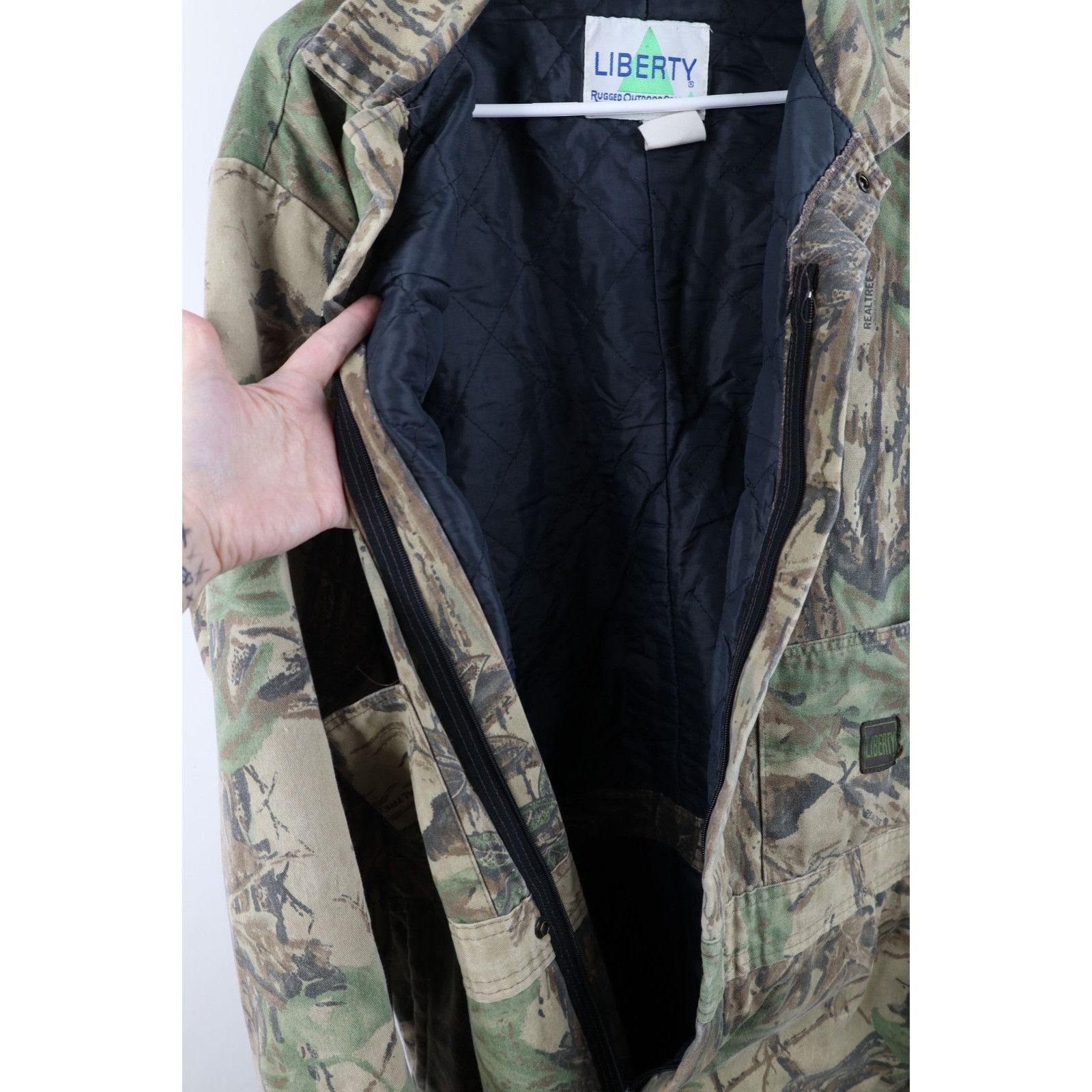 Vintage Vintage 90s Streetwear Quilted Realtree Camouflage Coveralls Size US 42 / EU 58 - 8 Thumbnail