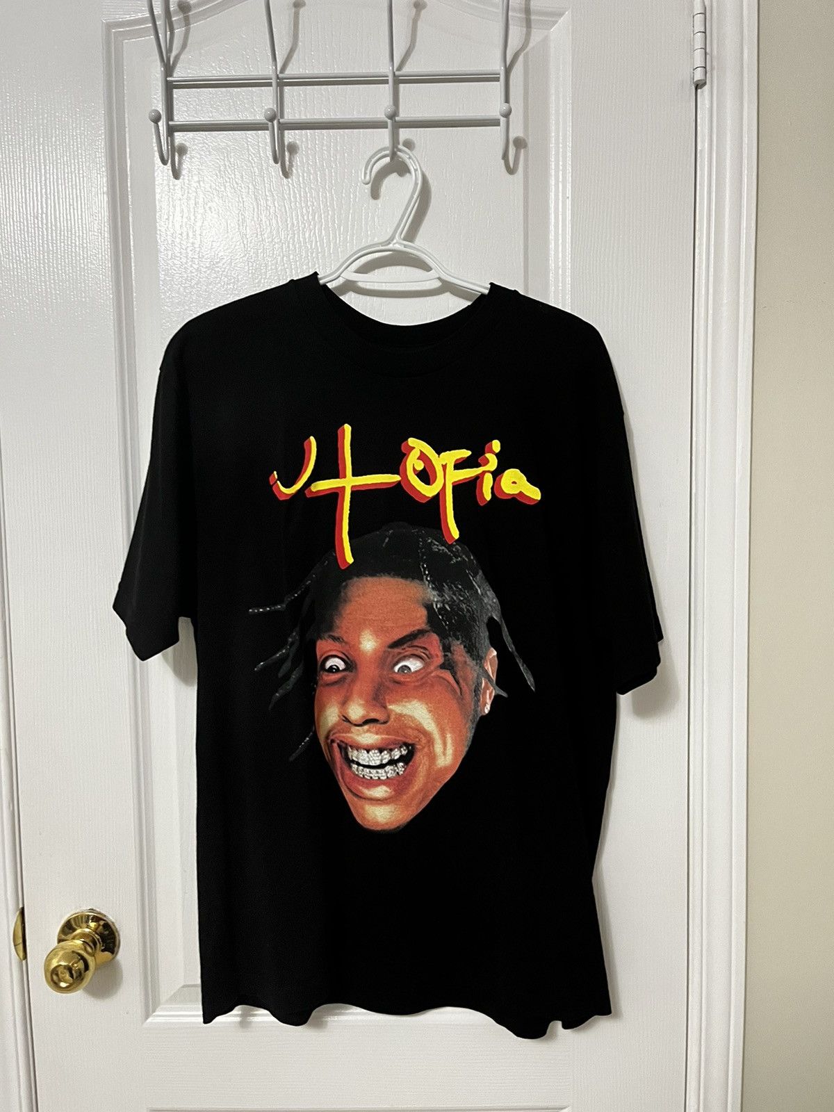 Band Tees × Travis Scott Utopia Travis Head Merch Size US L / EU 52-54 / 3 - 1 Thumbnail