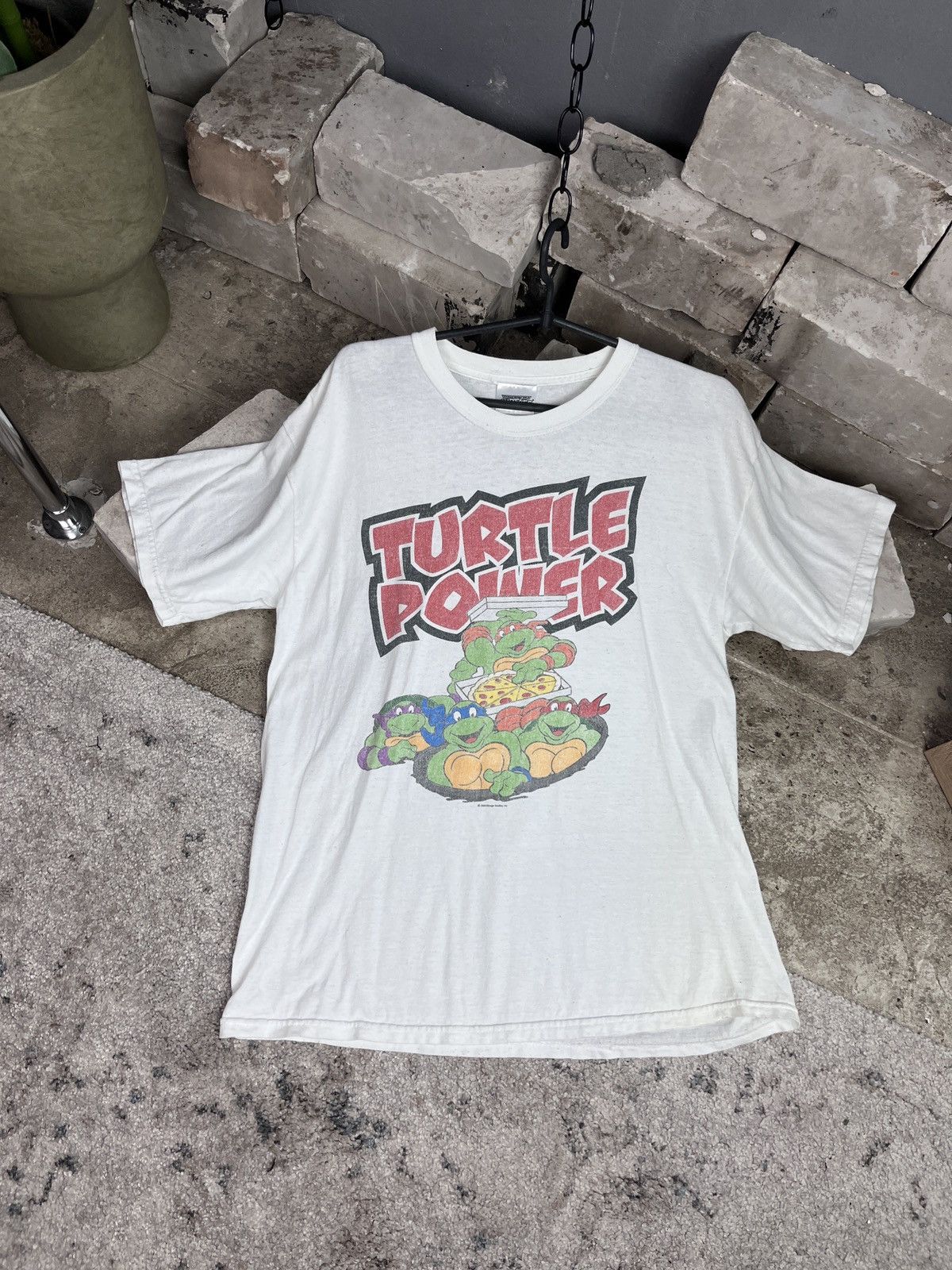 Cartoon Network × Disney Y2K MUTANT NINJA TURTLES RARE 2009 CARTOON FADED TEE - № 04 Size US L / EU 52-54 / 3 - 1 Thumbnail