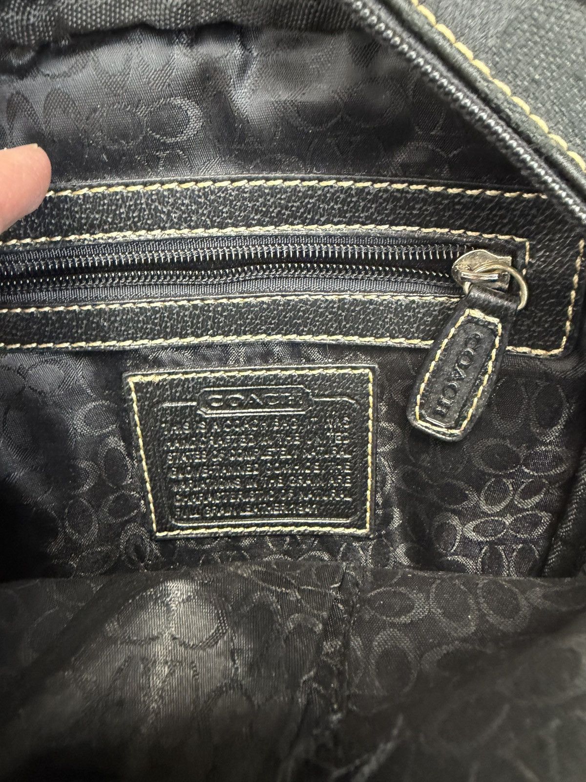 Coach Coach Multi Logo Leather High End Handbag Size ONE SIZE - 9 Thumbnail